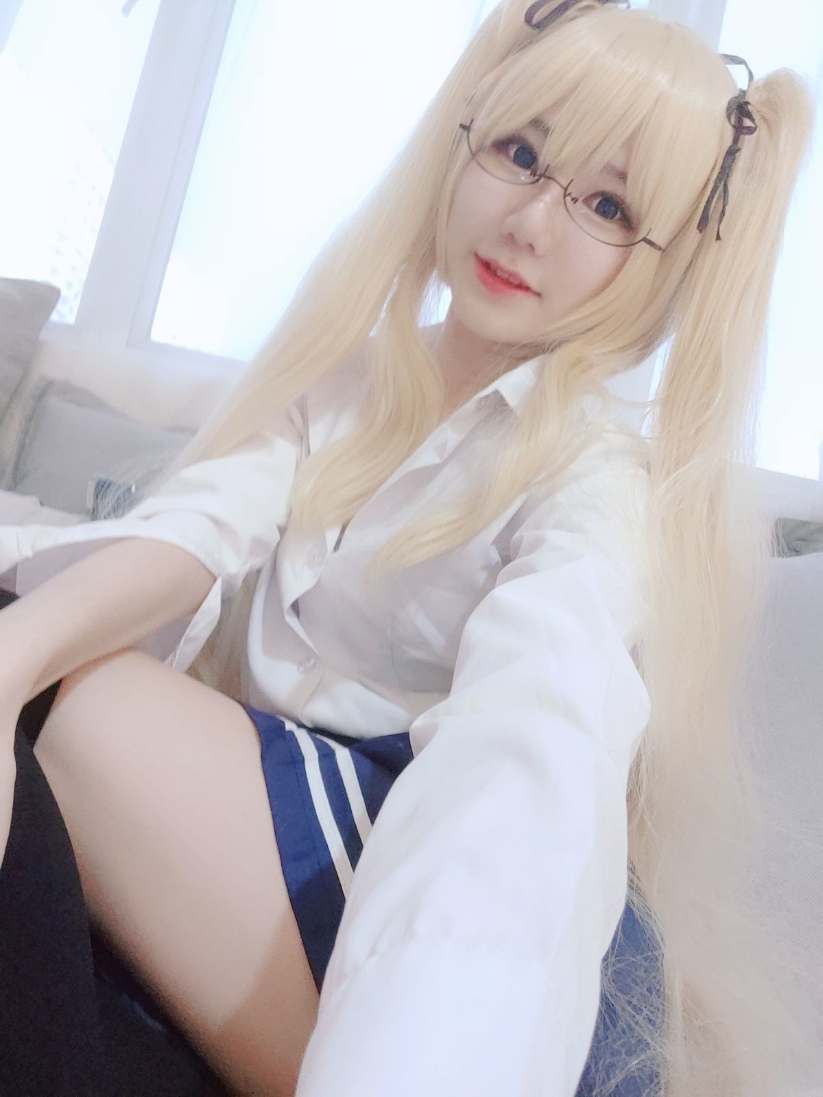 Sally Dorasnow – Eriri School Girl Cosplay-第23张