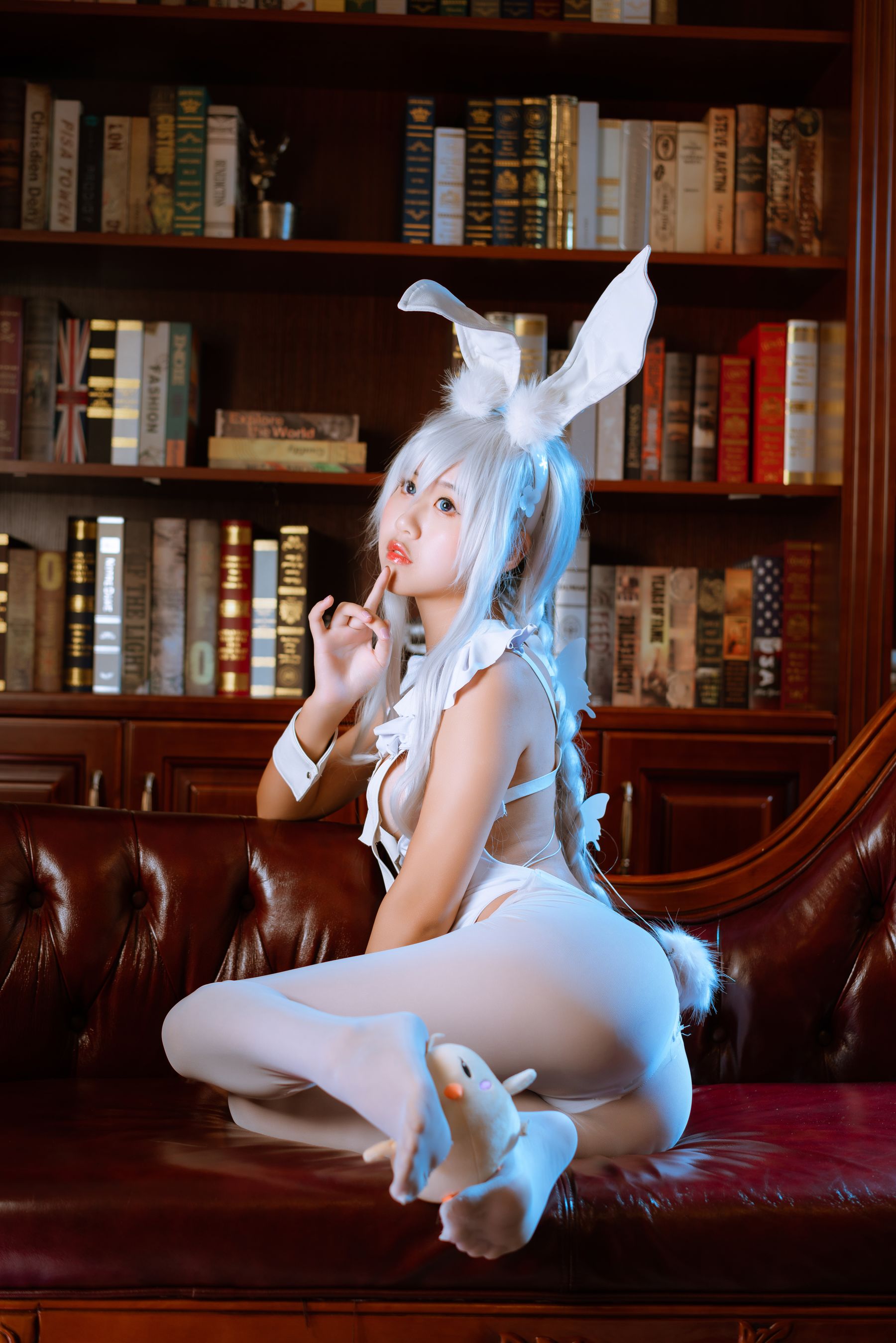阳光美少女萌芽儿o0 – 恶毒白兔 Cosplay-第19张