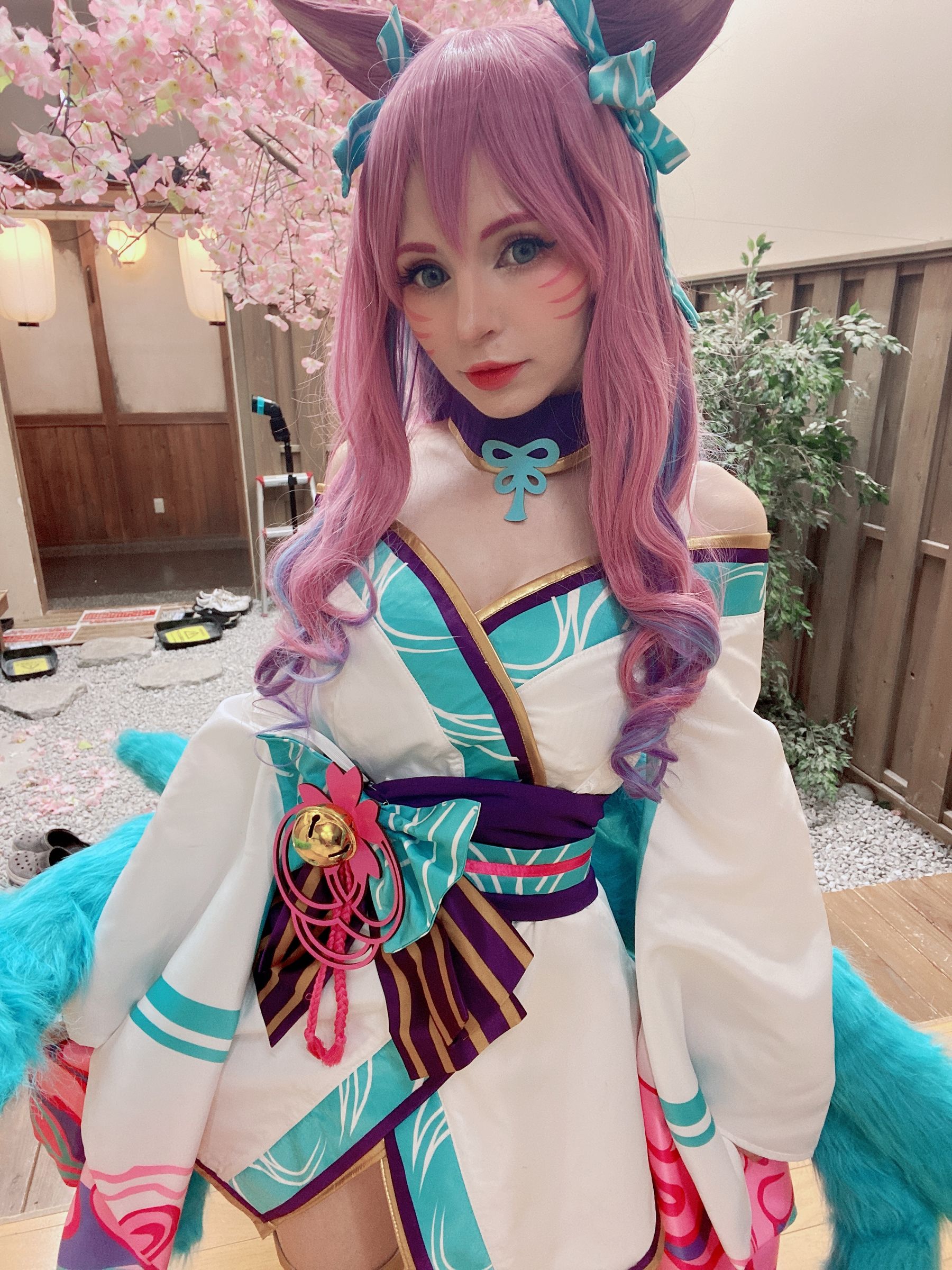 Peach milky – Peachmilky KDA Ahri Cosplay-第116张