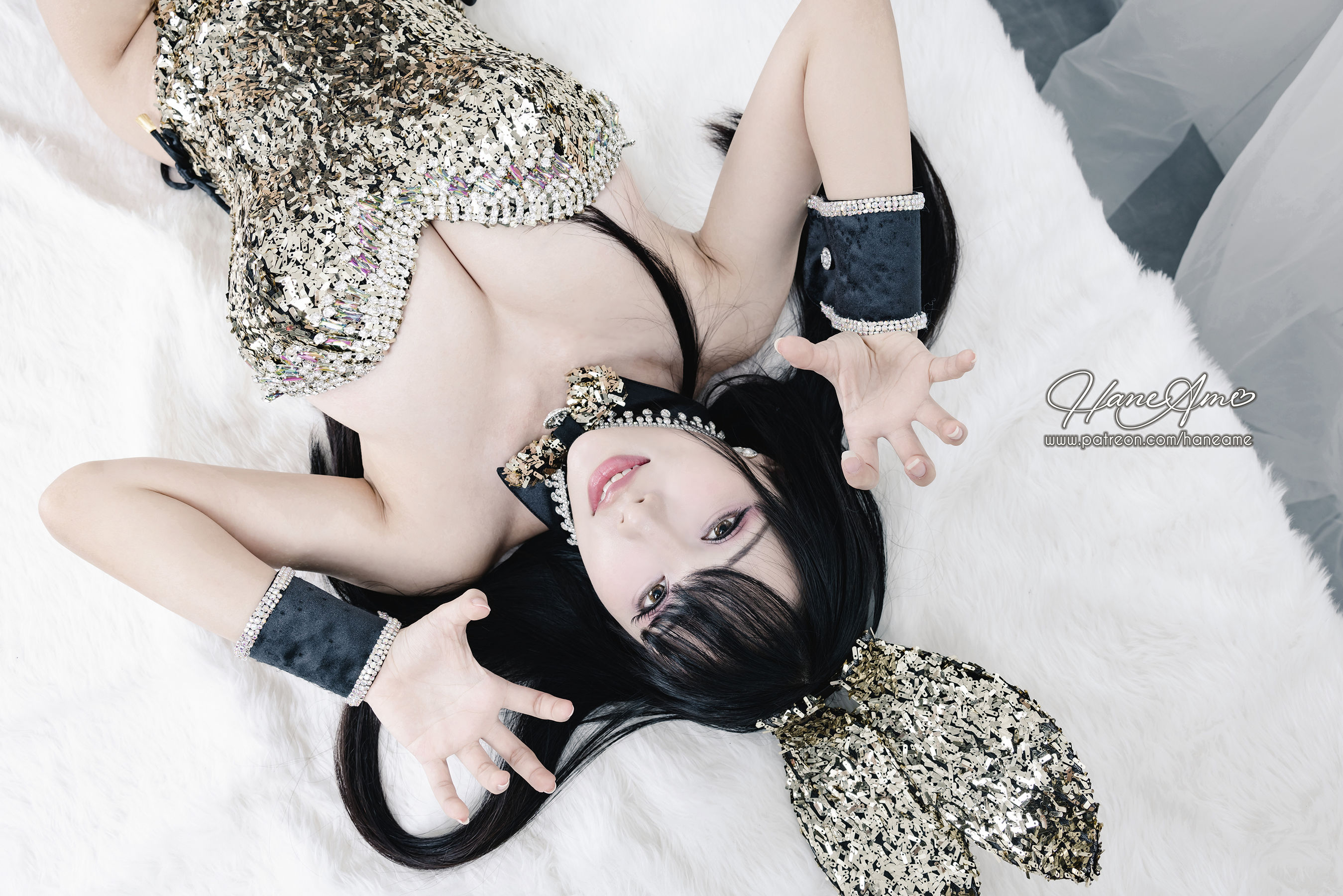 Hane Ame 雨波 – Original Dazzling Bunny 金炫兔女郎 Cosplay-第19张