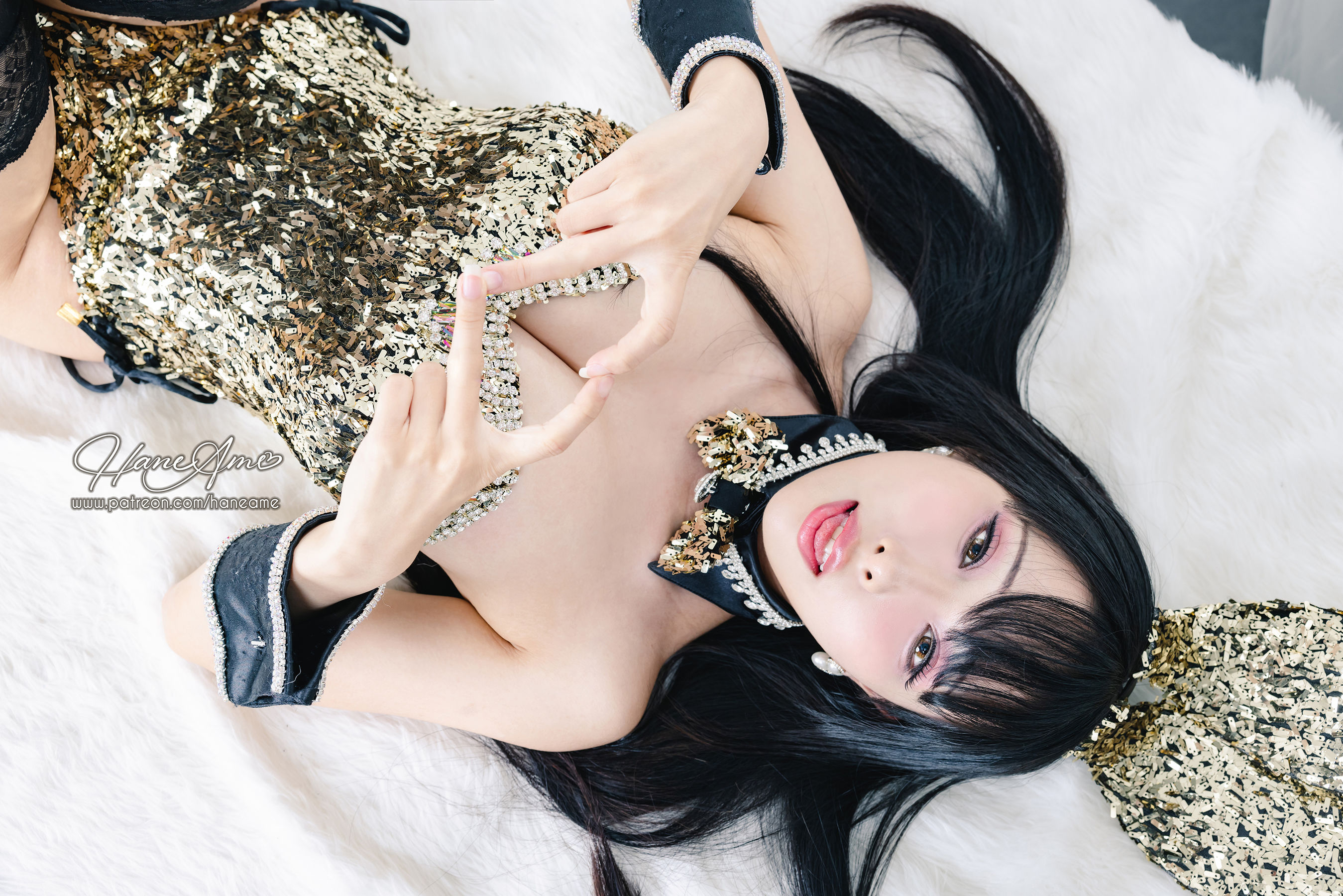 Hane Ame 雨波 – Original Dazzling Bunny 金炫兔女郎 Cosplay-第25张