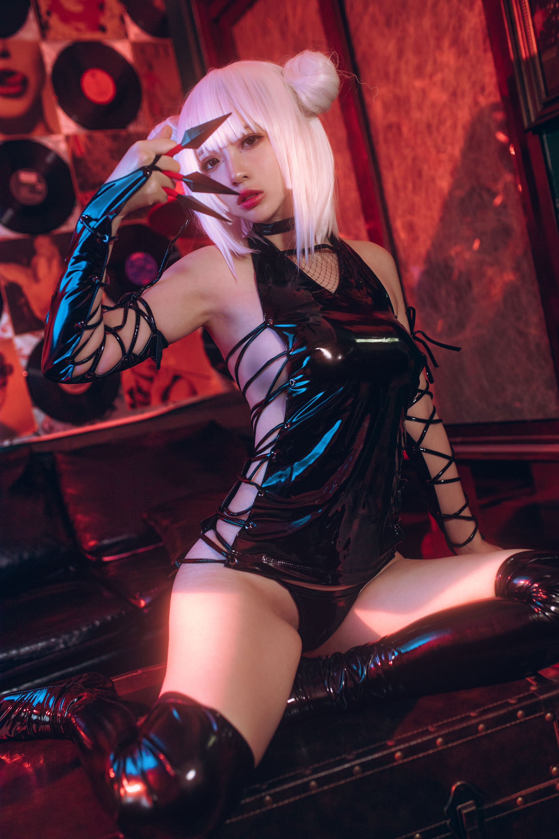 疯猫ss – 胶衣忍者 Cosplay-第22张
