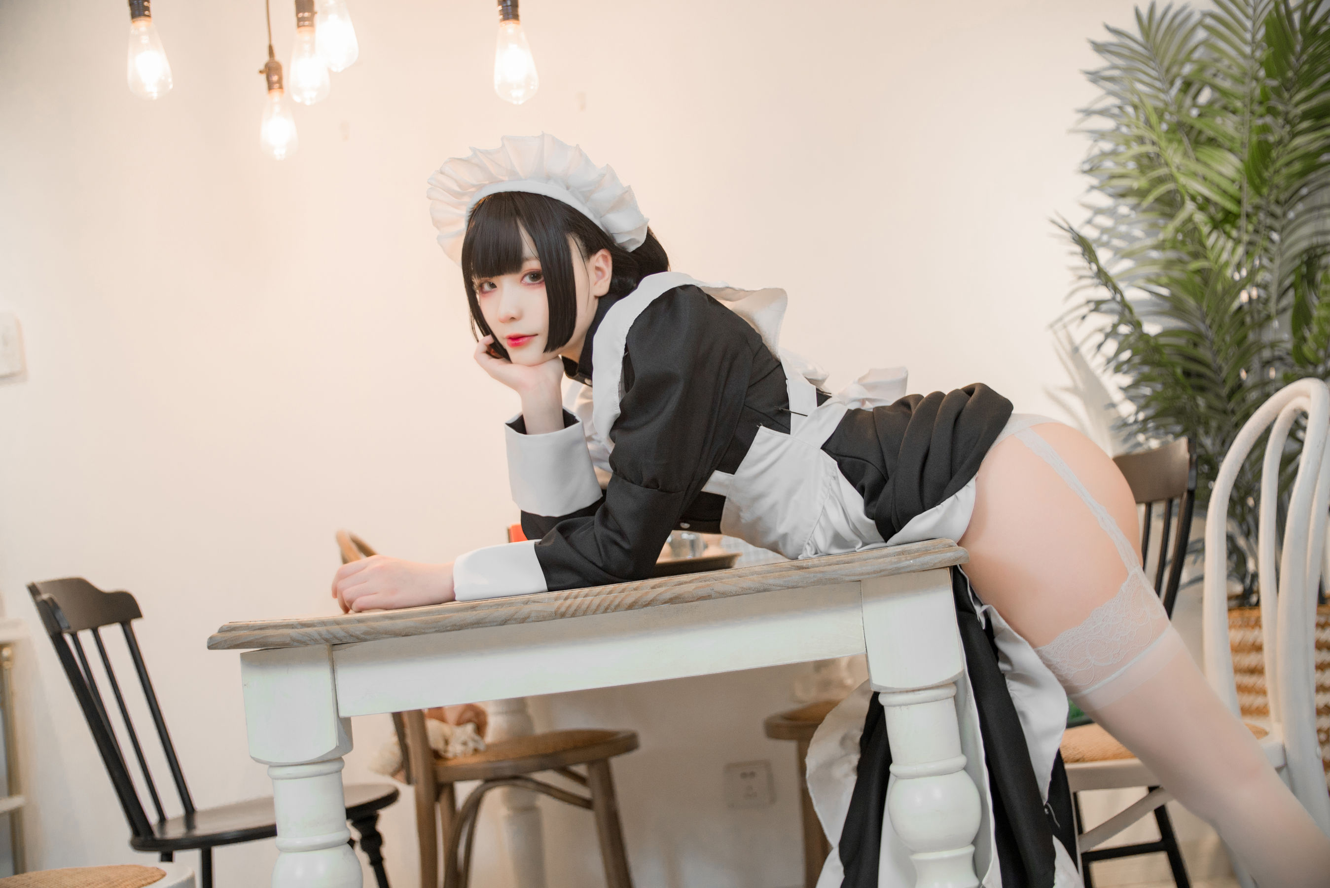 起司块wii写真 棕色透明装女仆 Cosplay-第25张
