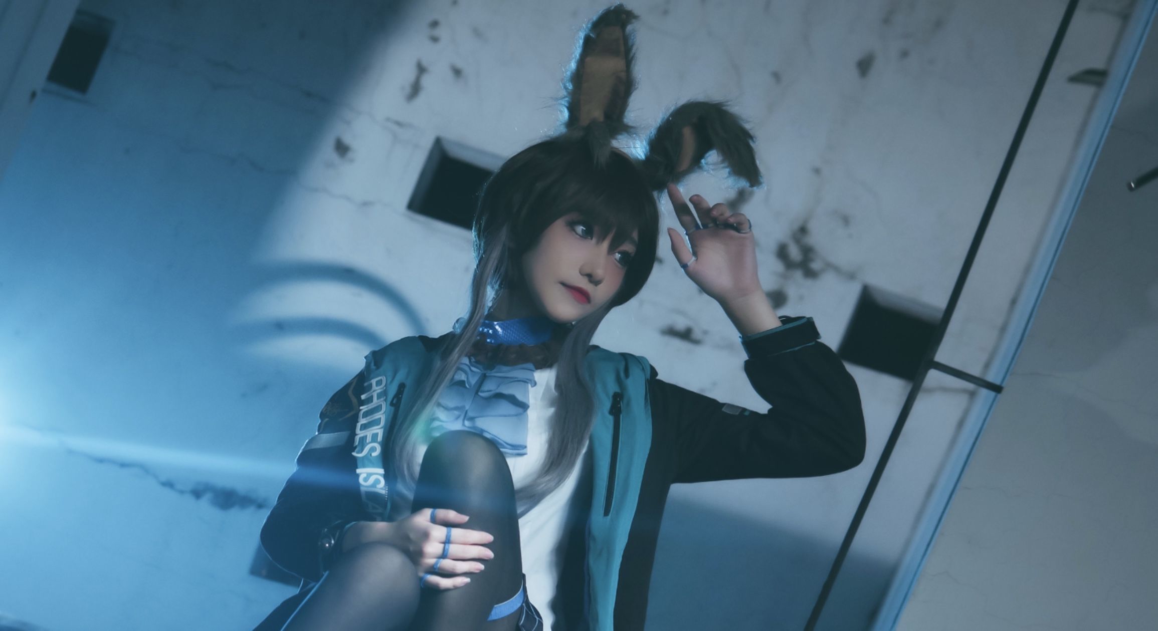 动漫博主南桃Momoko 阿米娅 Cosplay-第13张