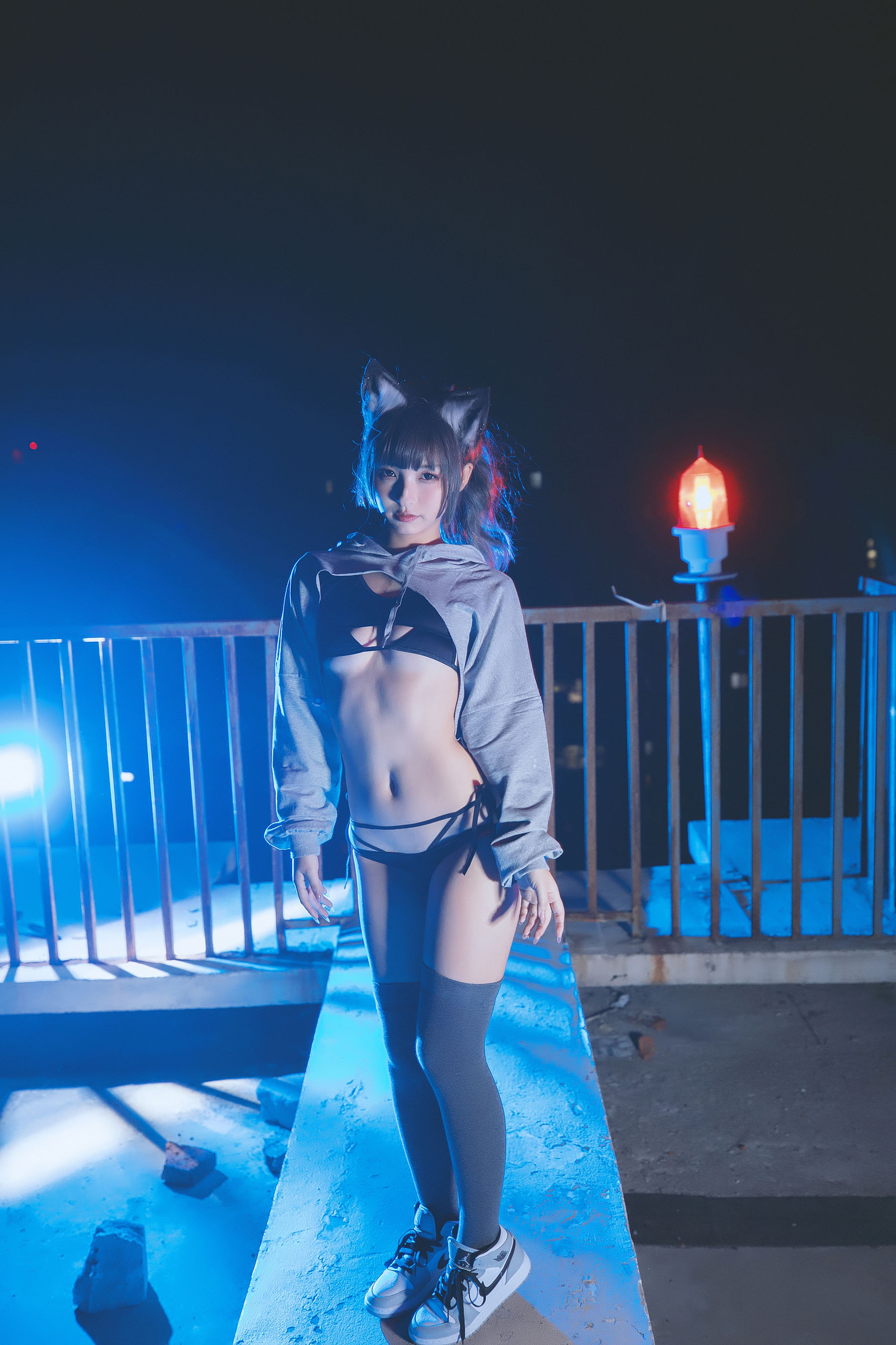 萝莉神楽板真冬之危険な耳-狼妹兔娘 Cosplay-第28张