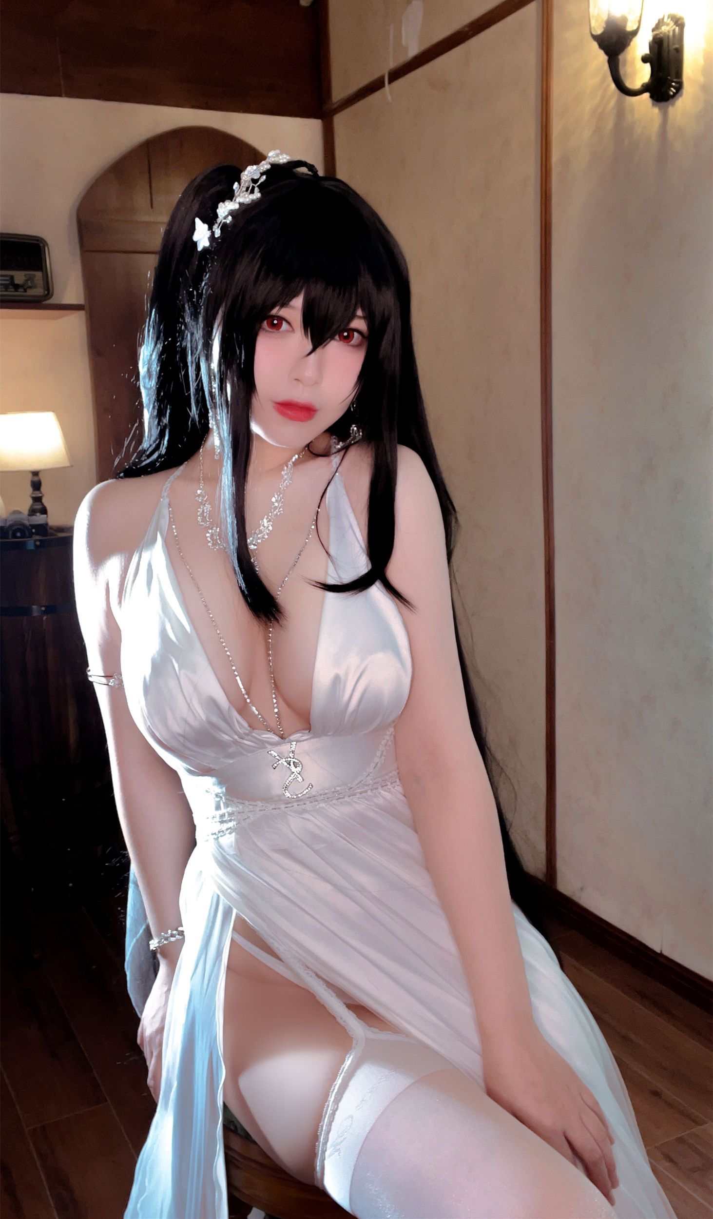 半半子 – 大凤花嫁 Cosplay-第30张
