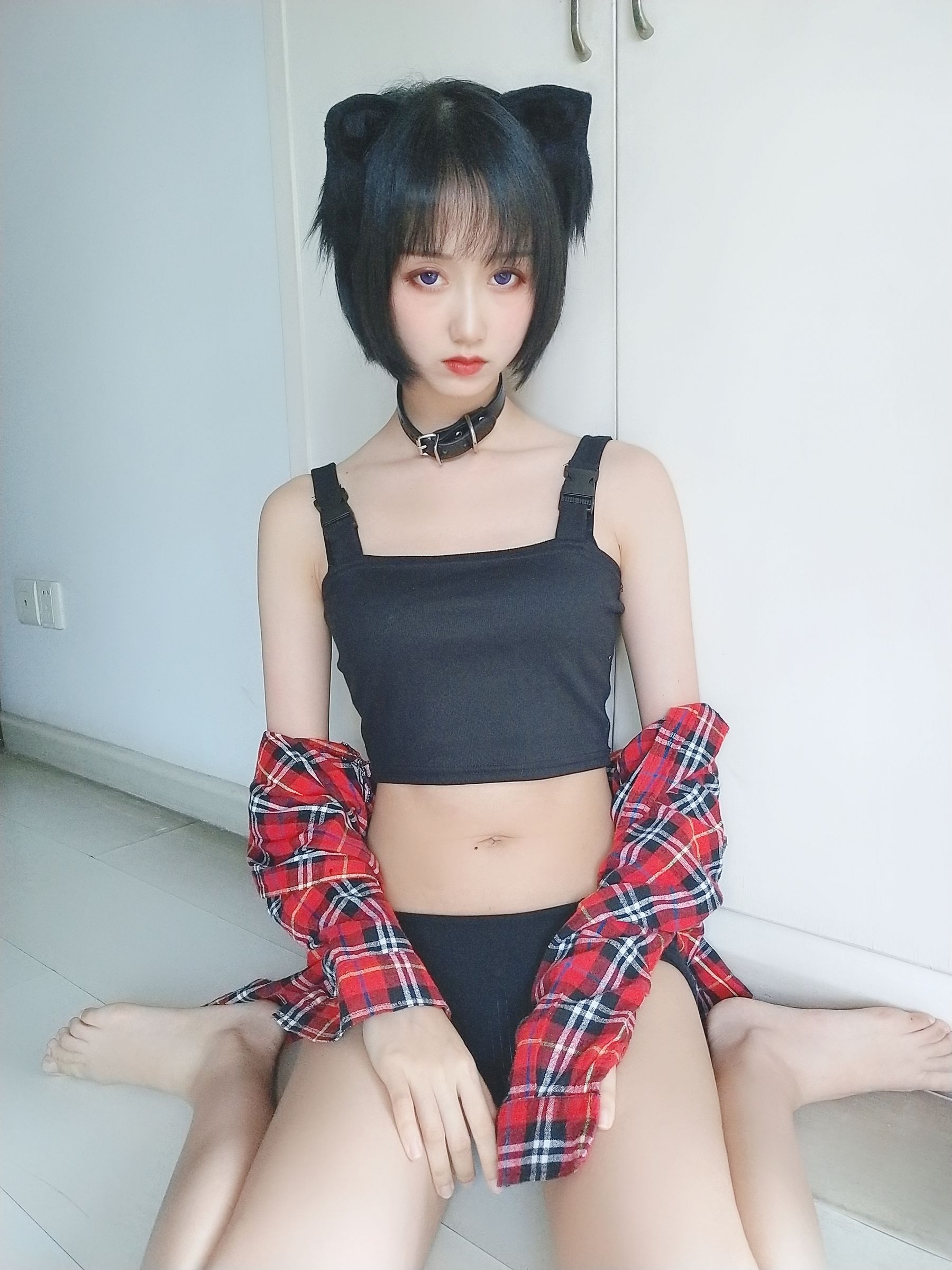 萌系小姐姐木绵绵OwO 不良猫 Cosplay-第22张