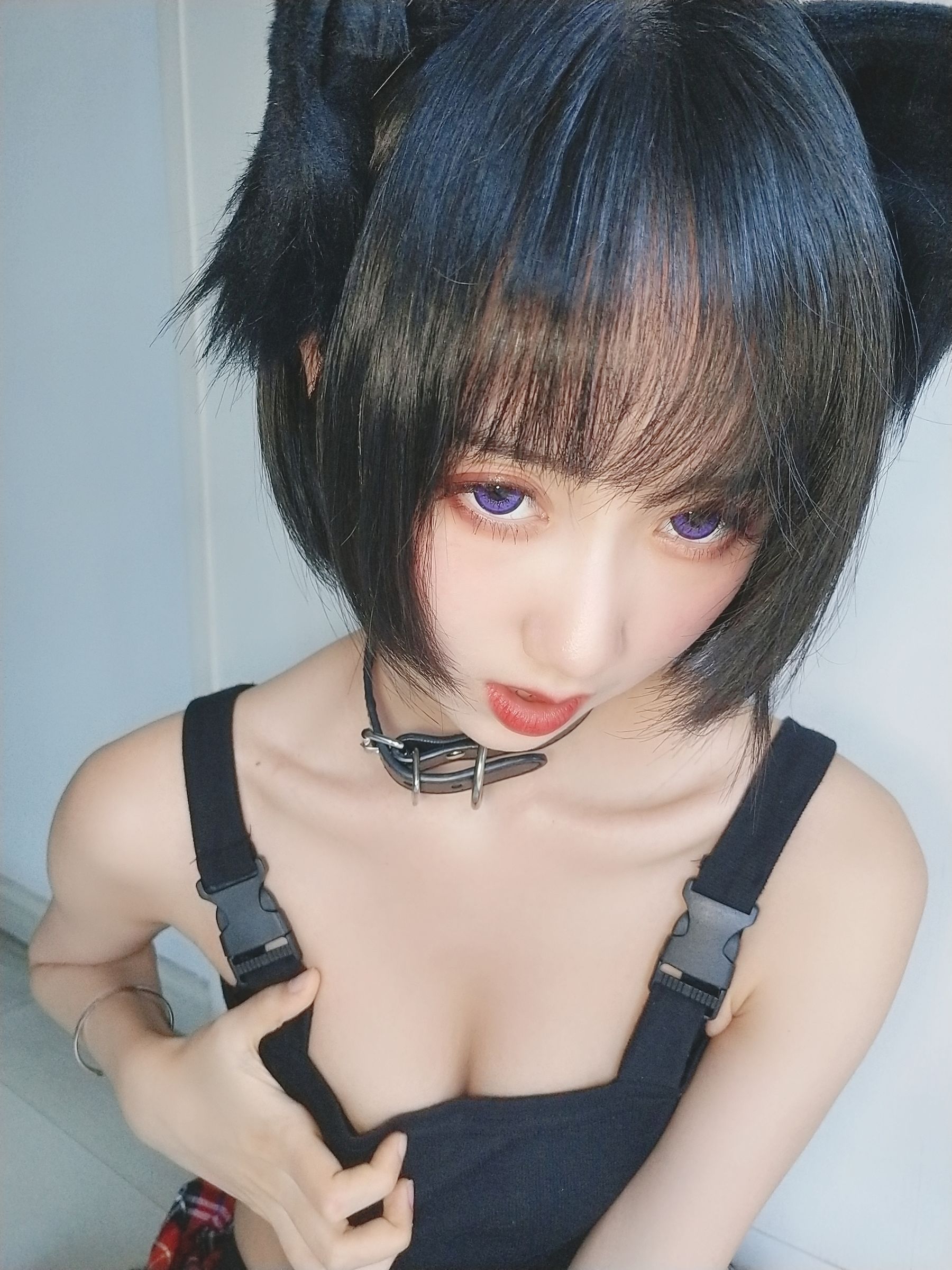 萌系小姐姐木绵绵OwO 不良猫 Cosplay-第26张