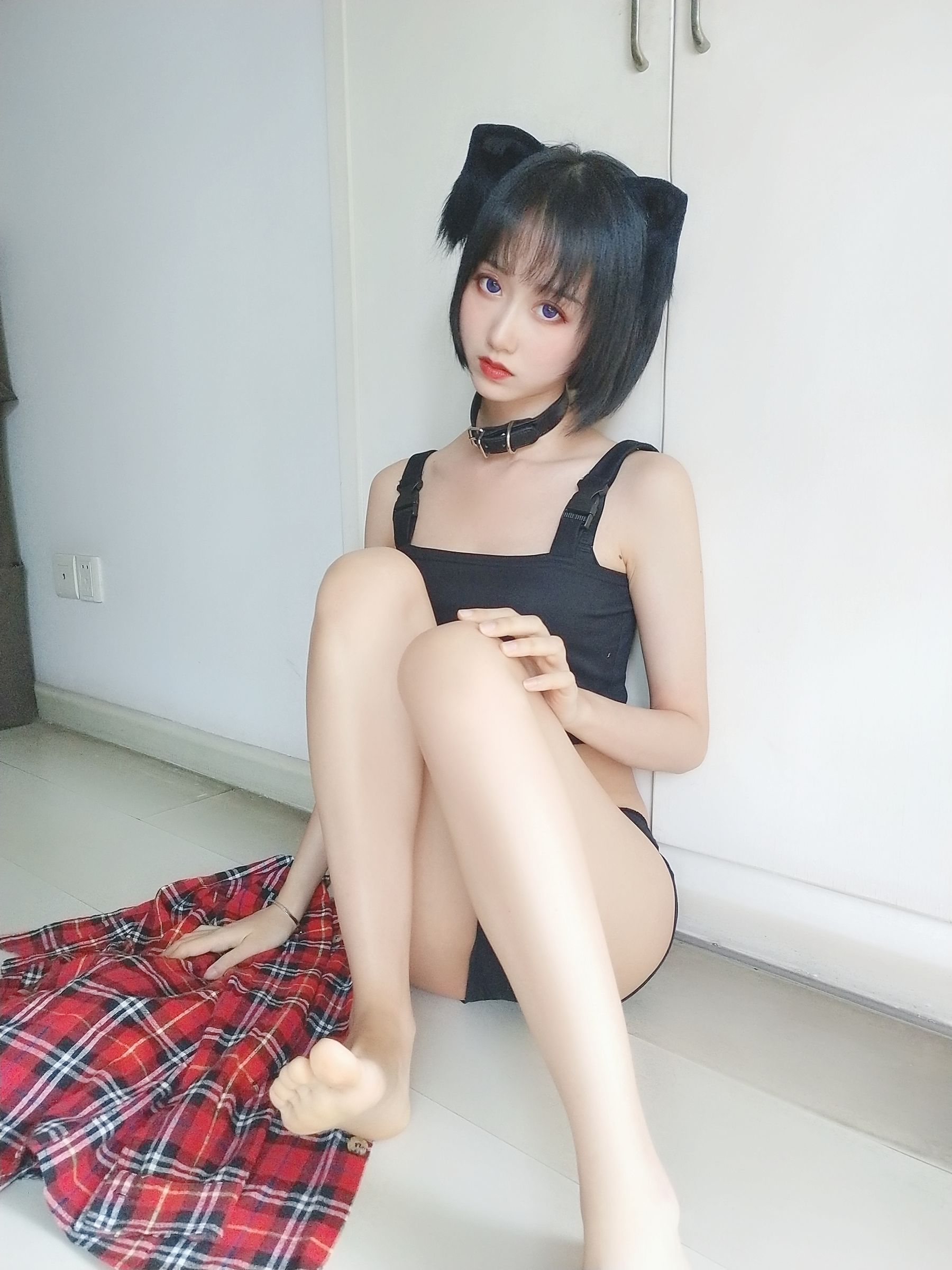 萌系小姐姐木绵绵OwO 不良猫 Cosplay-第25张