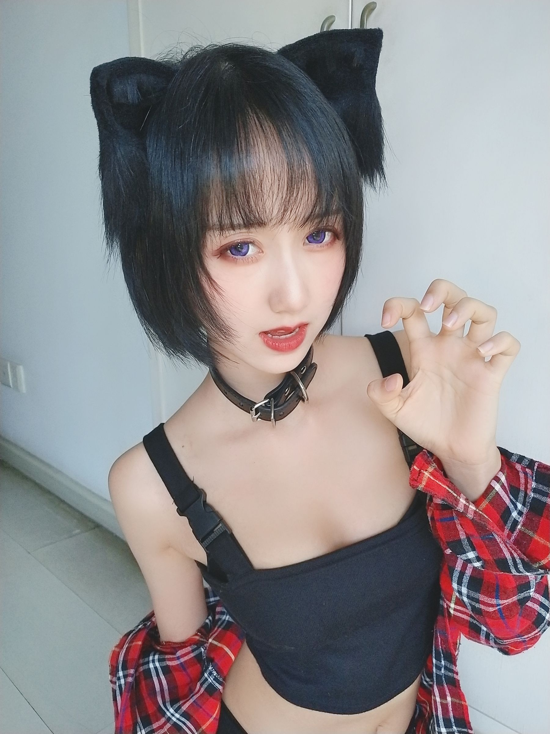 萌系小姐姐木绵绵OwO 不良猫 Cosplay-第27张
