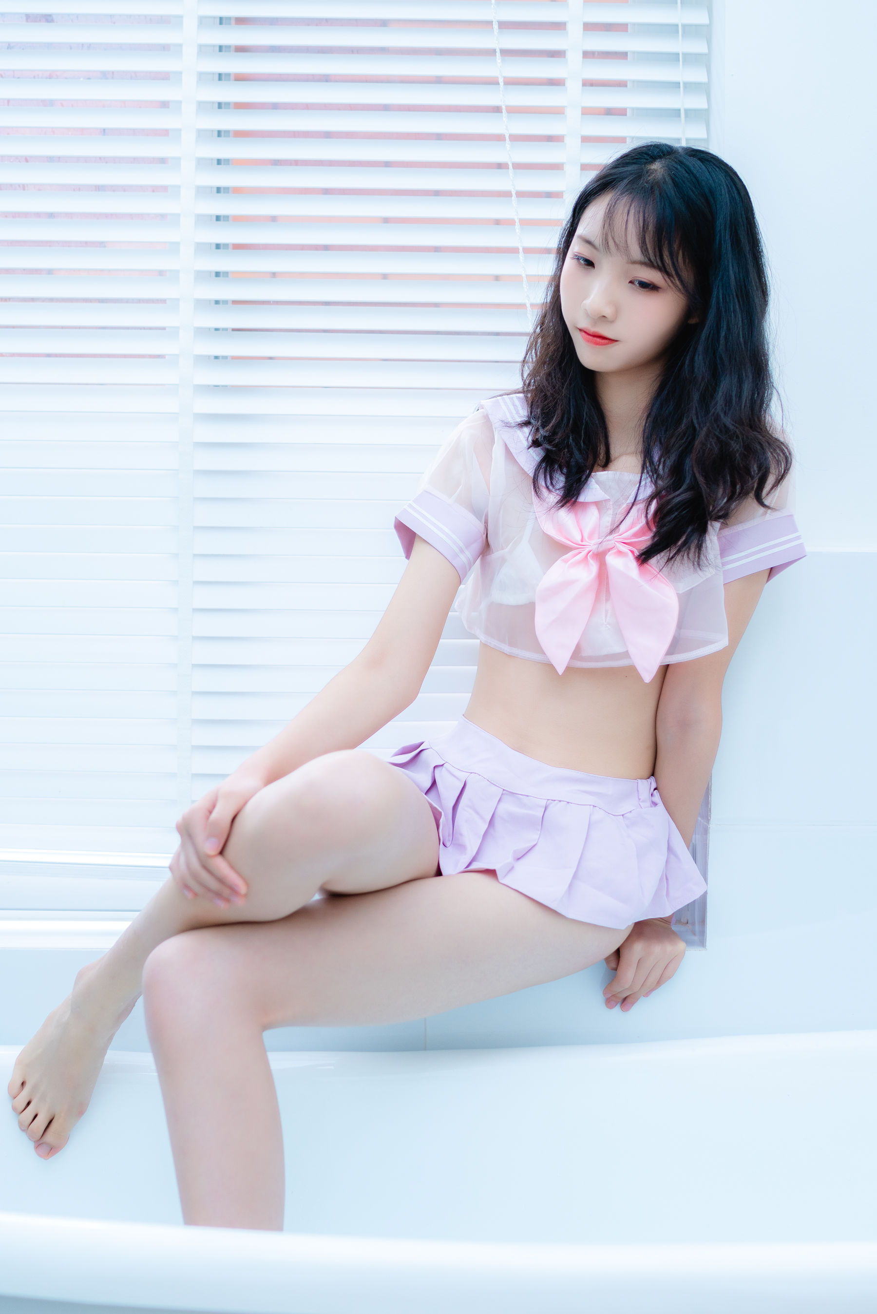 清纯妹子西瓜 私房浴缸 Cosplay-第1张