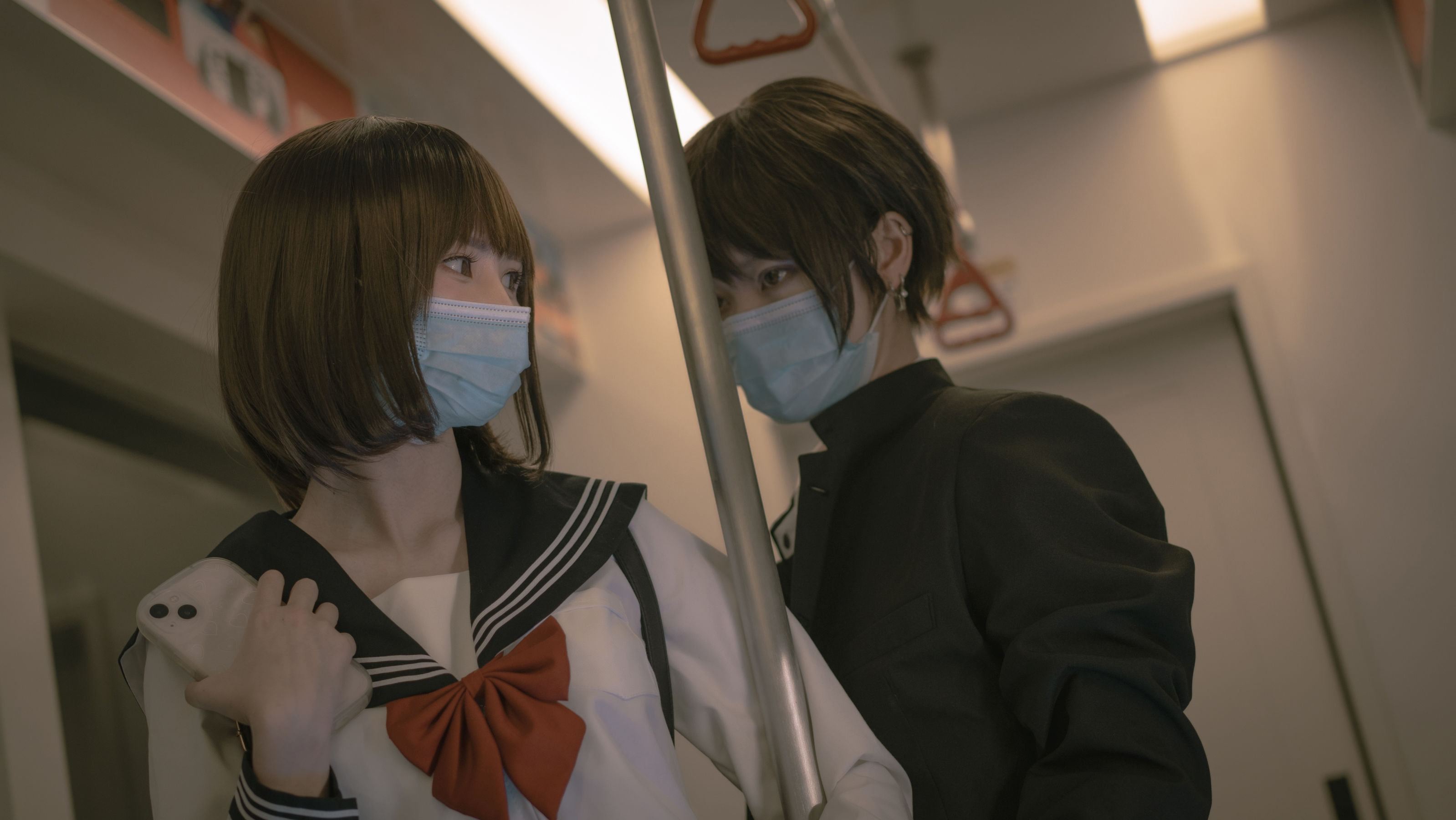 西园寺南歌 – 电车物语 Cosplay-第38张