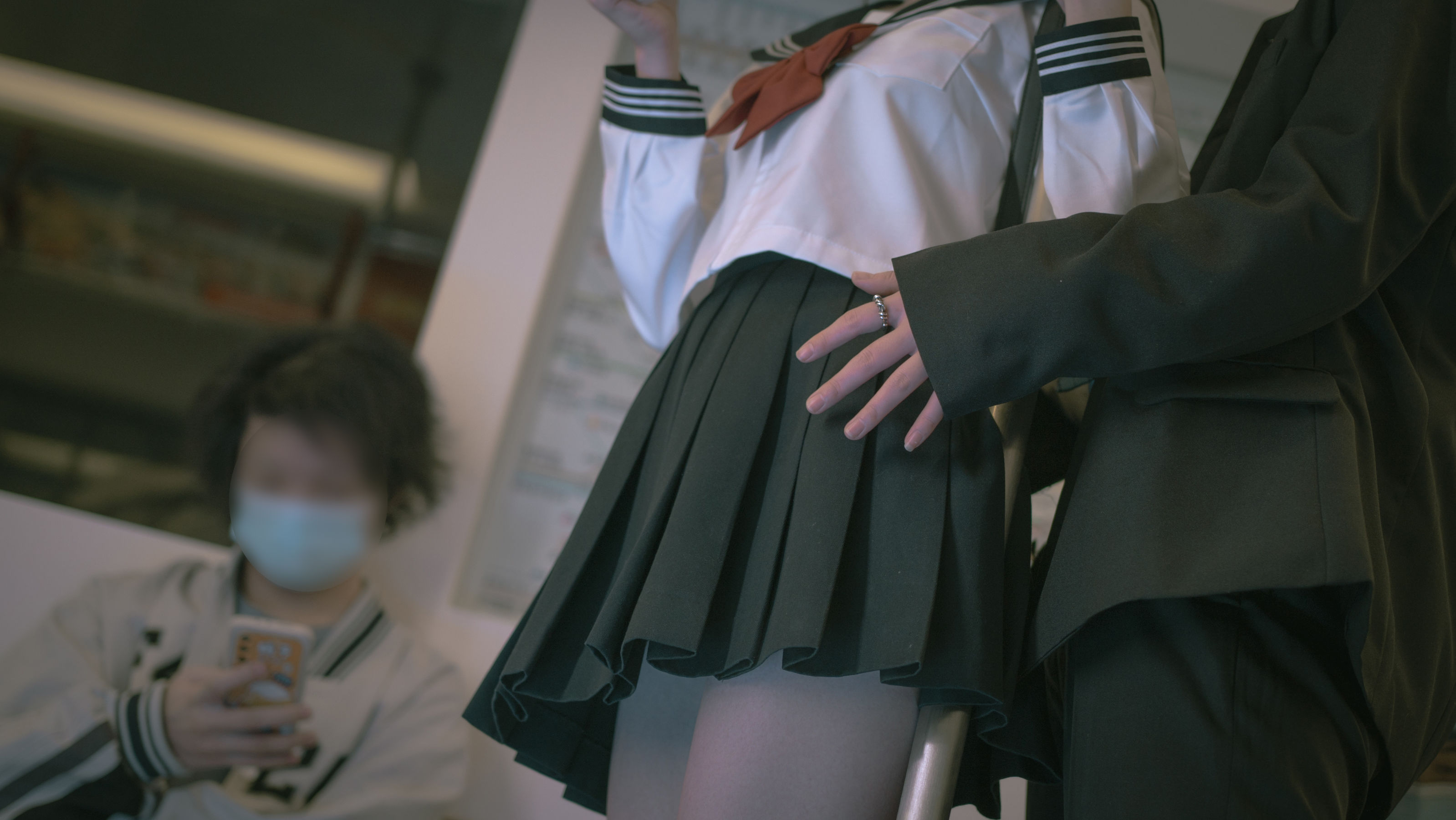 西园寺南歌 – 电车物语 Cosplay-第57张