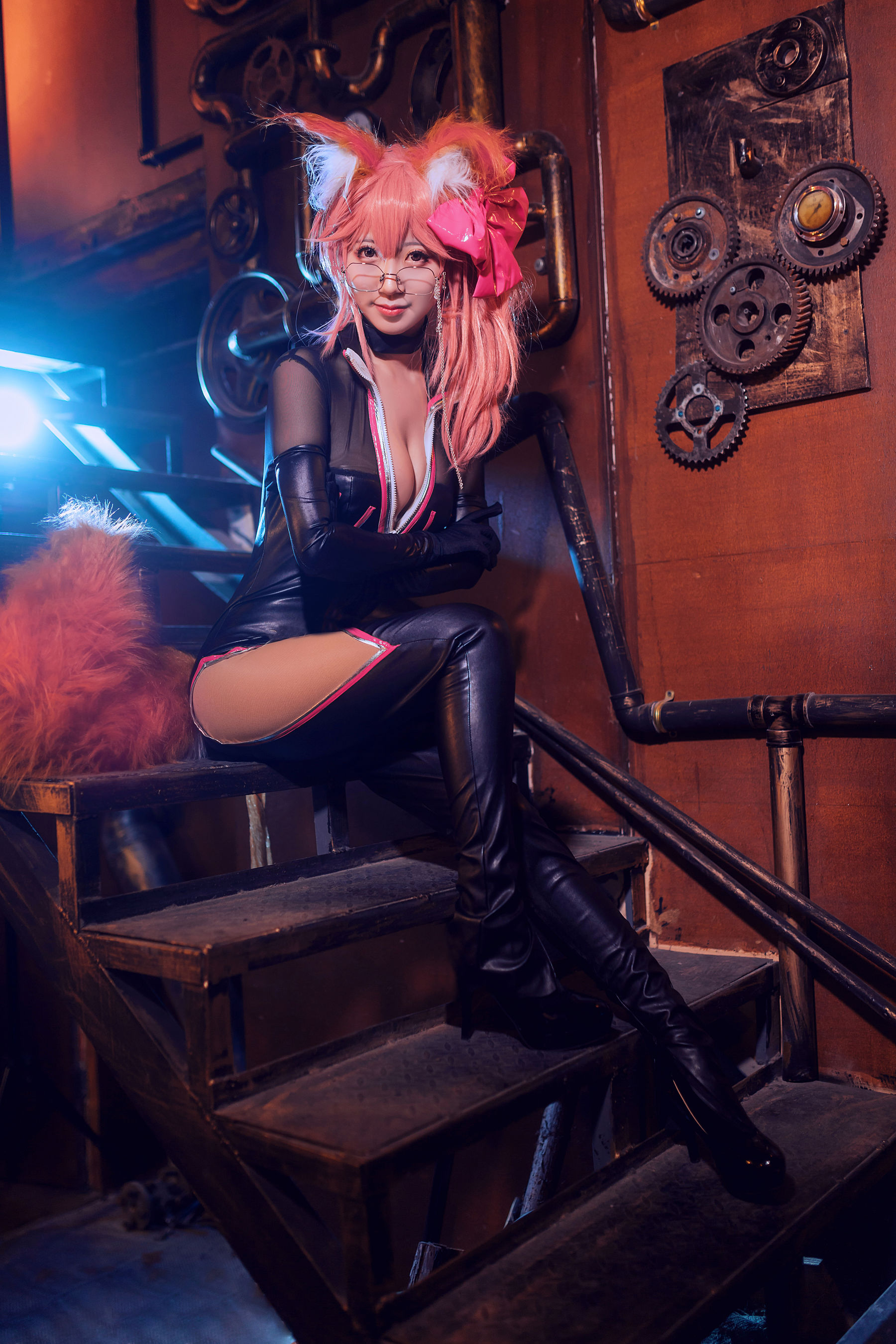 [Cosplay写真] 人气Coser黑川 – 玉藻前真爱 Cosplay-第32张