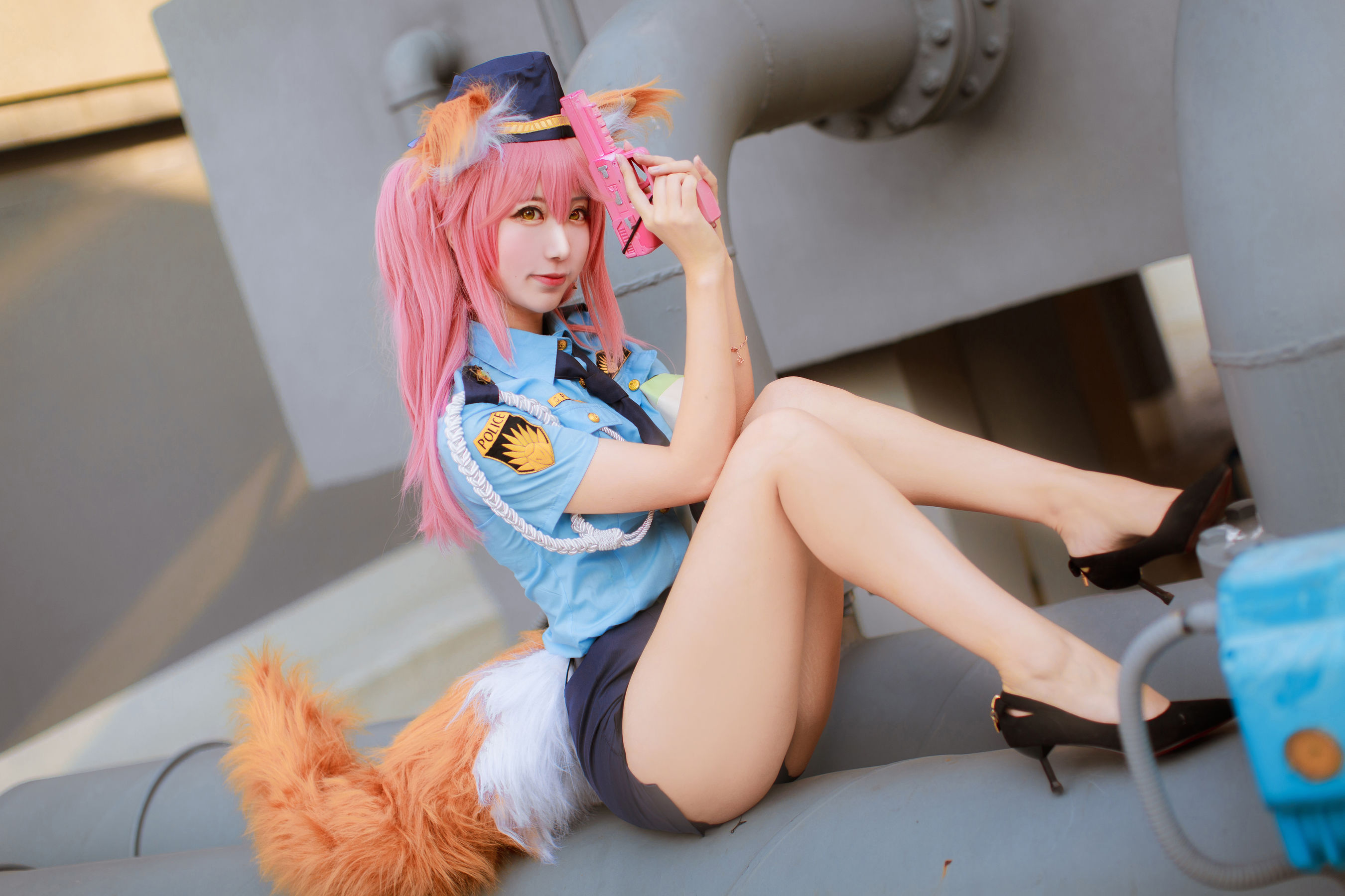 [Cosplay写真] 人气Coser黑川 – 玉藻前真爱 Cosplay-第33张