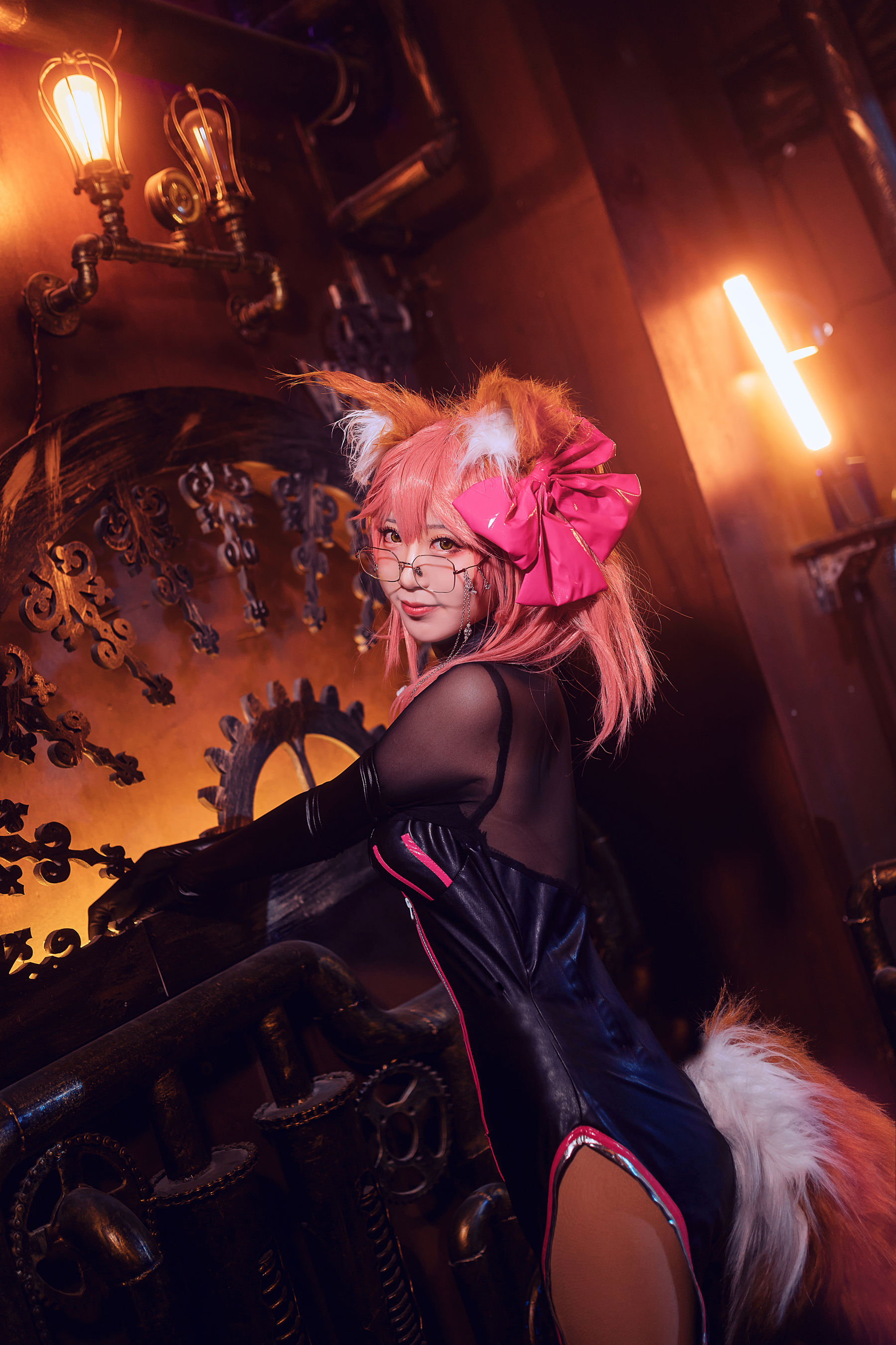[Cosplay写真] 人气Coser黑川 – 玉藻前真爱 Cosplay-第34张