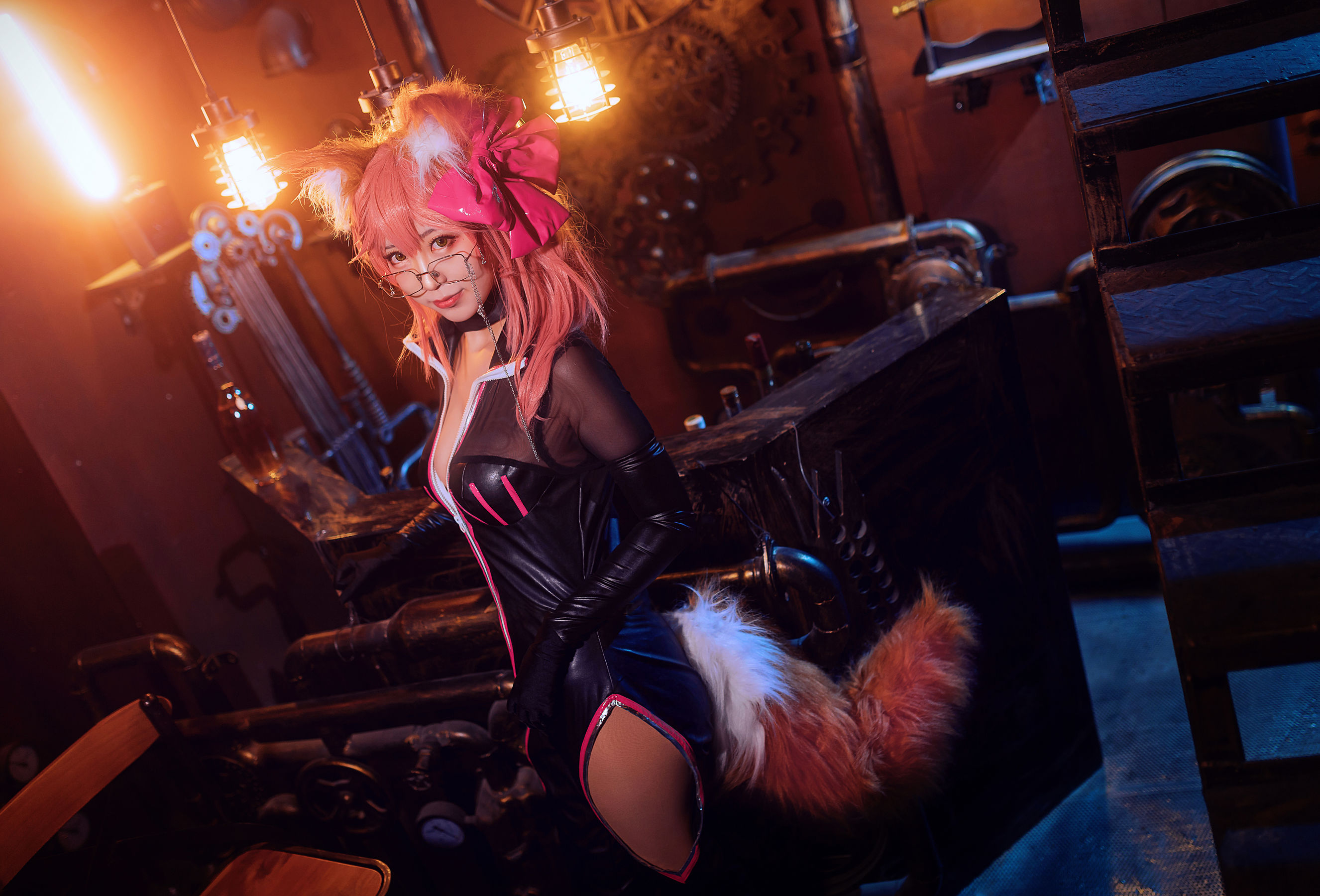 [Cosplay写真] 人气Coser黑川 – 玉藻前真爱 Cosplay-第35张