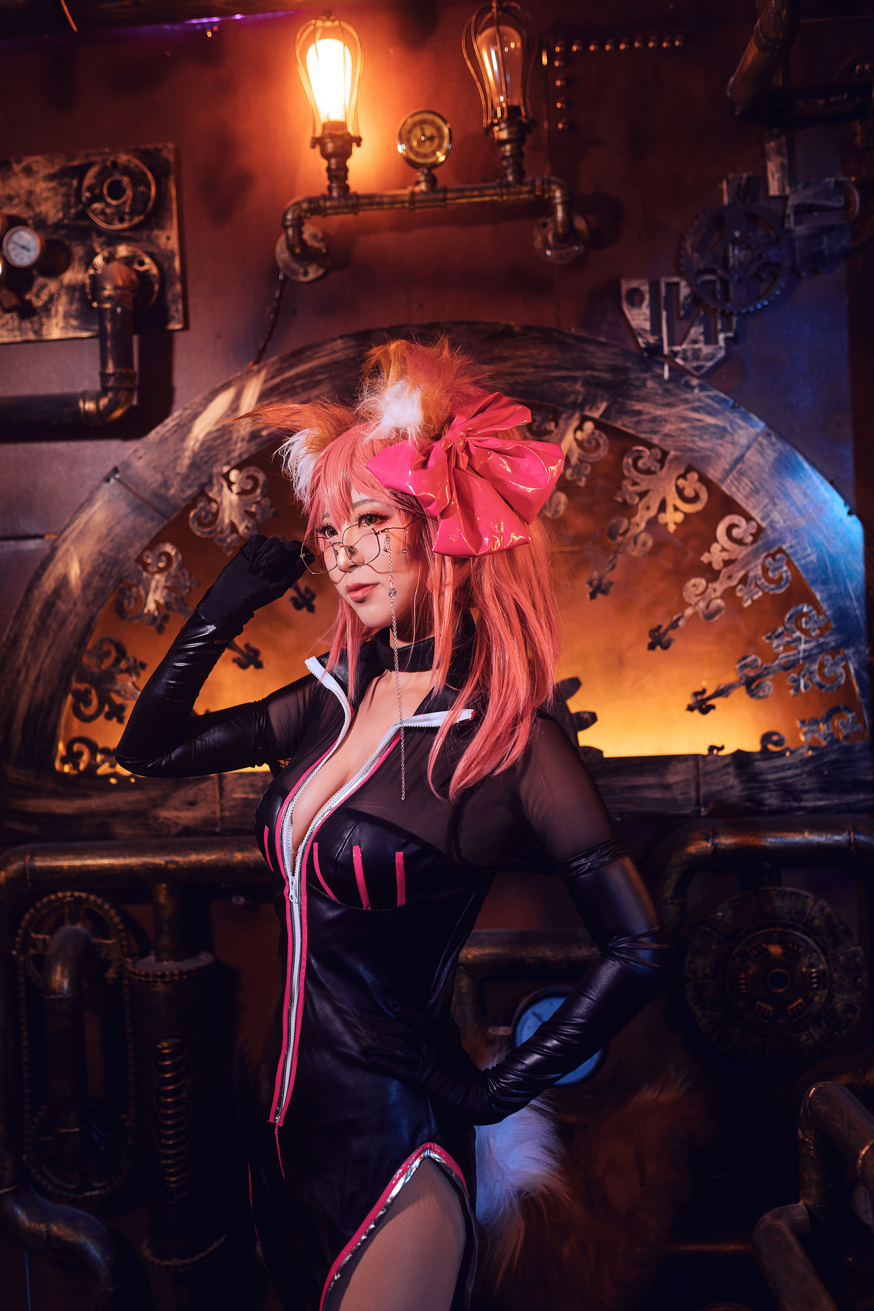 [Cosplay写真] 人气Coser黑川 – 玉藻前真爱 Cosplay-第36张