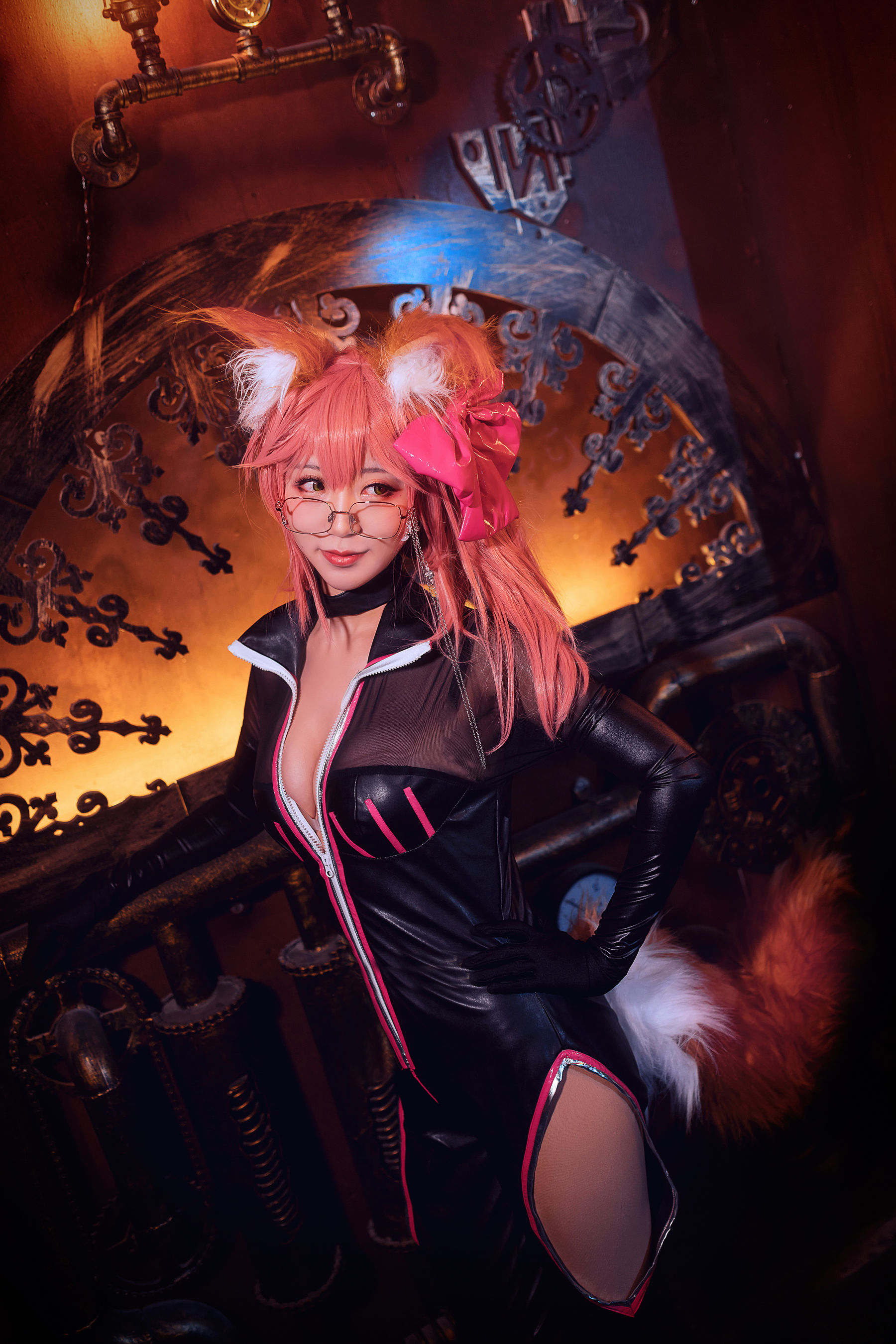 [Cosplay写真] 人气Coser黑川 – 玉藻前真爱 Cosplay-第38张