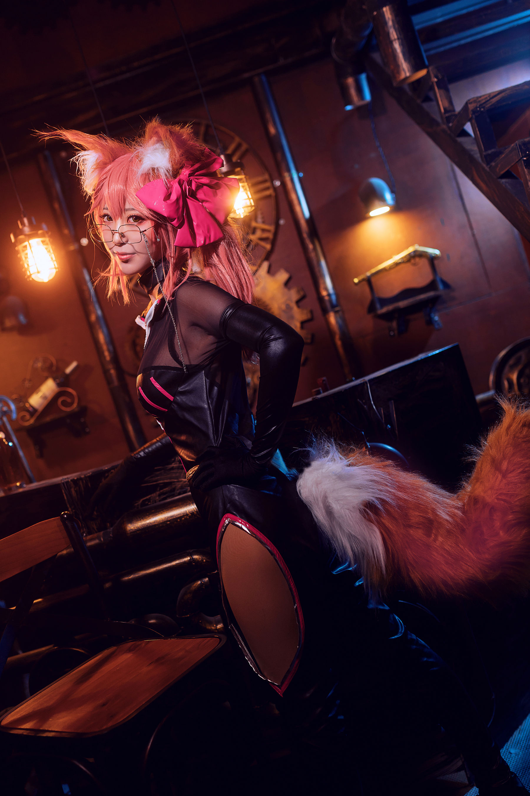 [Cosplay写真] 人气Coser黑川 – 玉藻前真爱 Cosplay-第39张