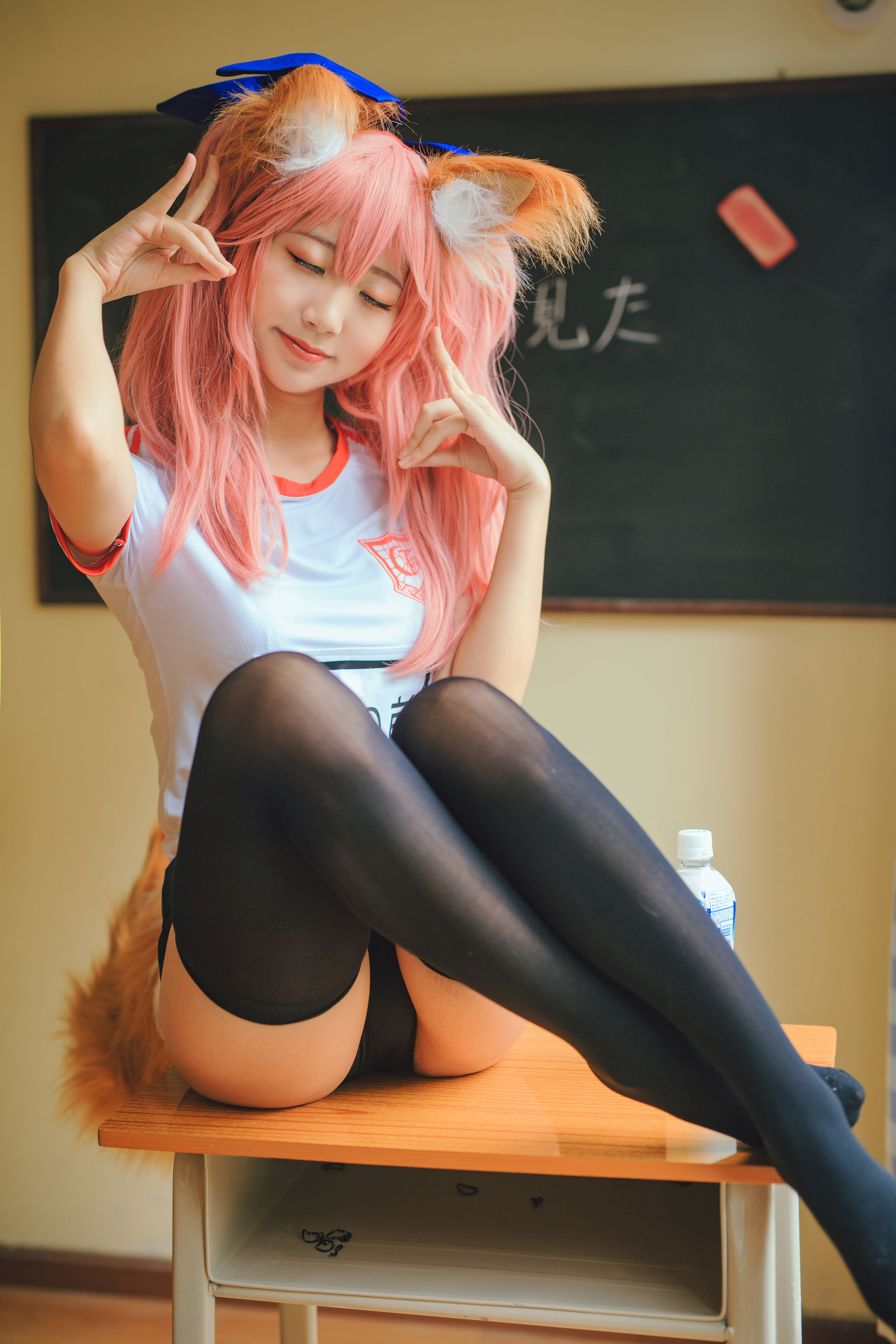 [Cosplay写真] 人气Coser黑川 – 玉藻前真爱 Cosplay-第91张