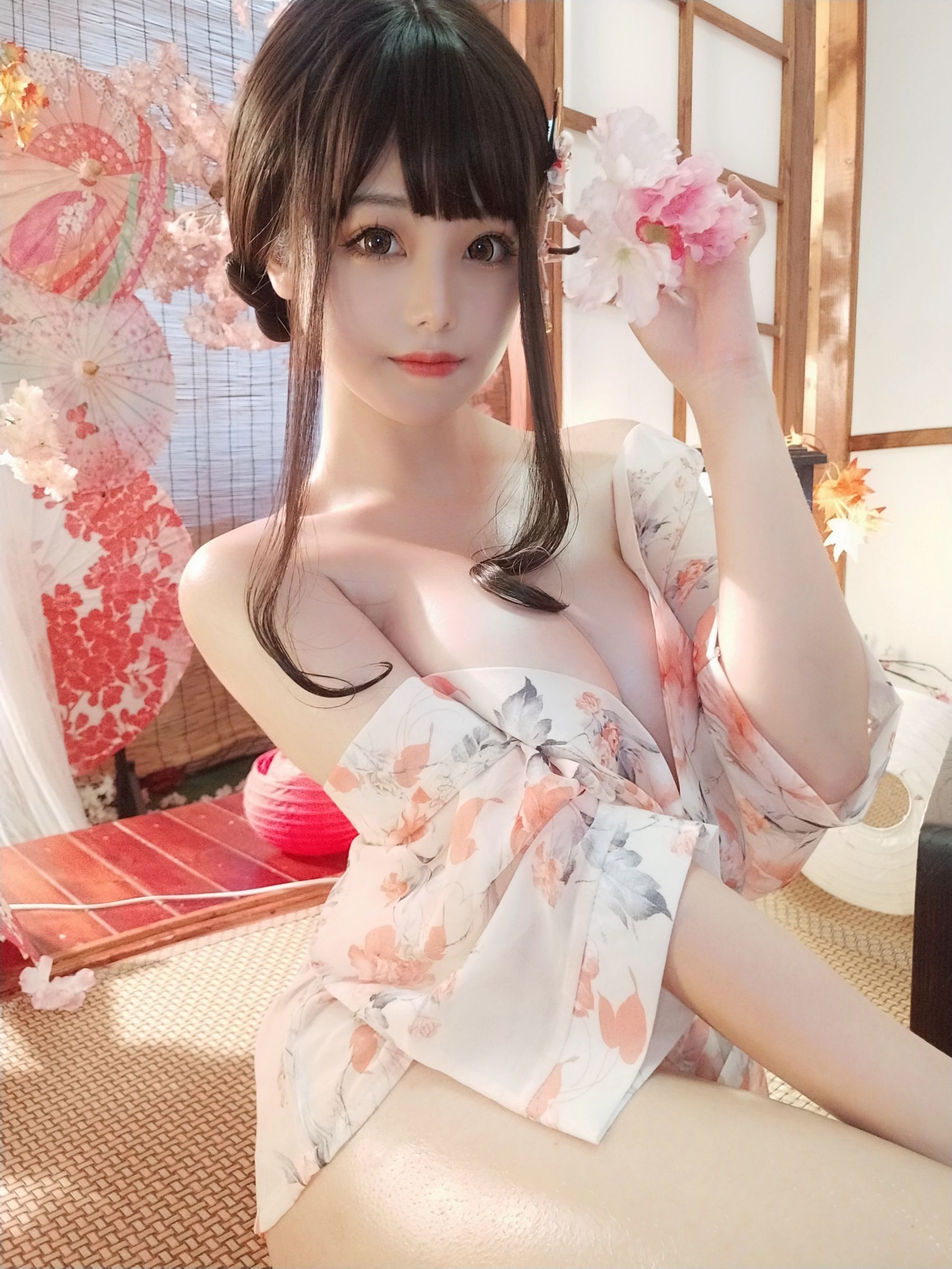萌系小姐姐蜜汁猫裘 – 浴娘 Cosplay-第1张