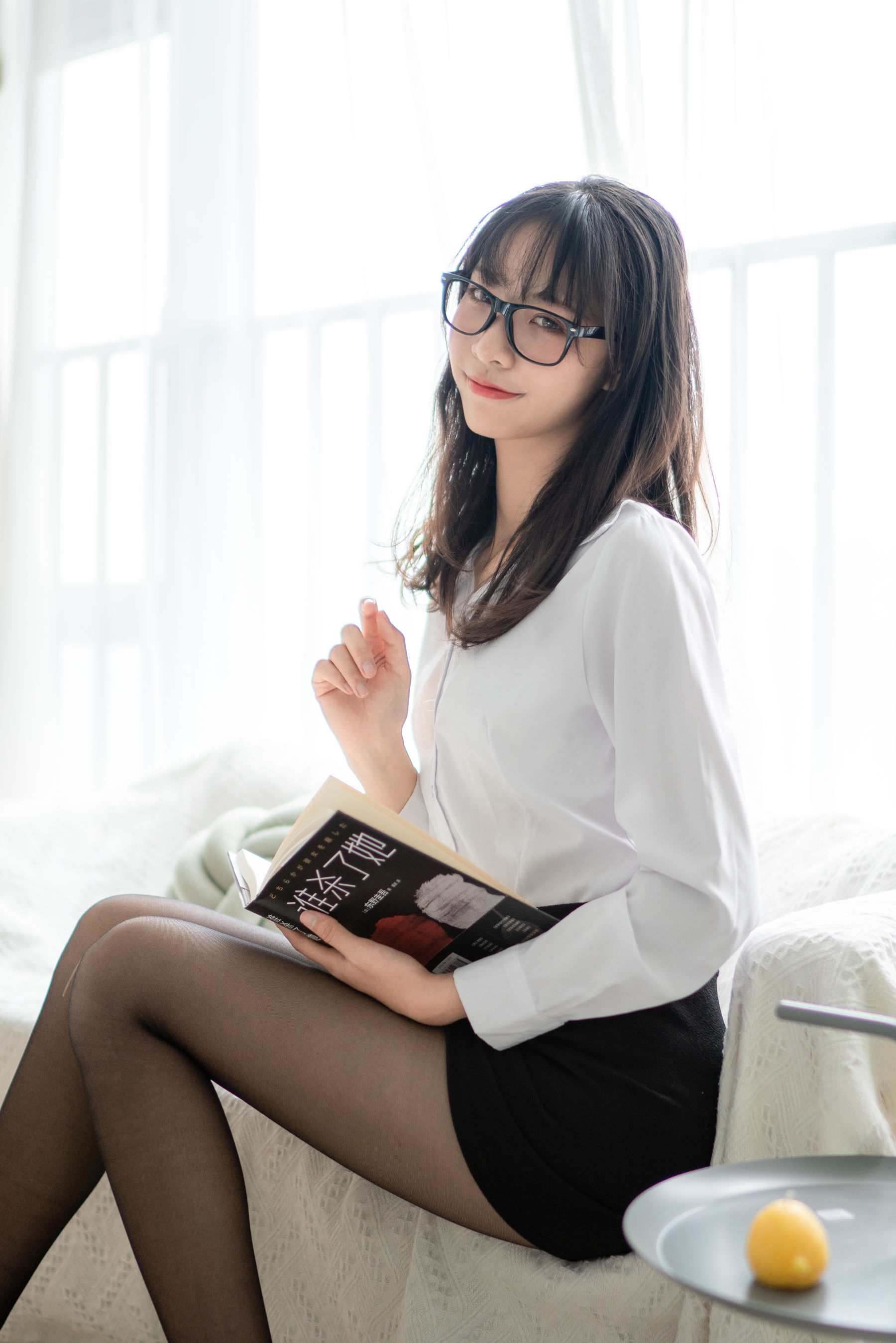 清纯妹子西瓜 – 黑丝百合 Cosplay-第29张
