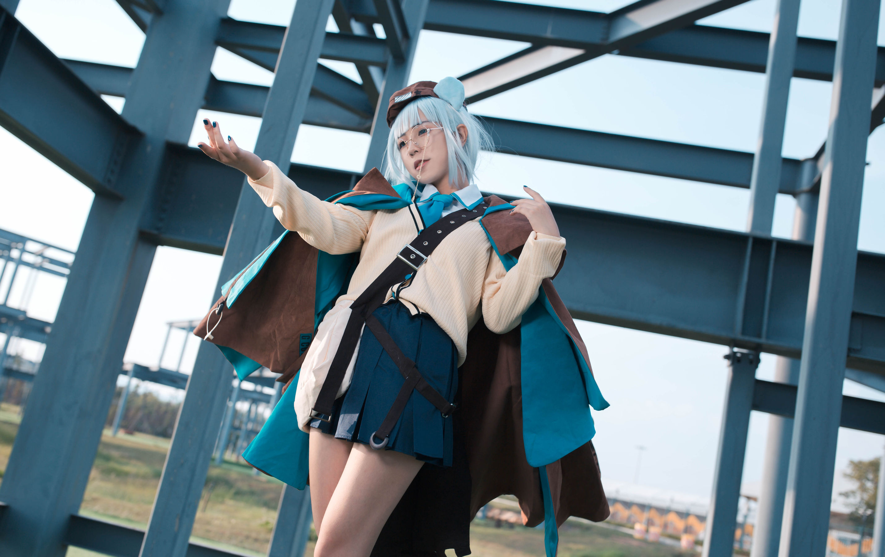 微博萌妹蓝小沂KiKi – 明日方舟 Cosplay-第1张