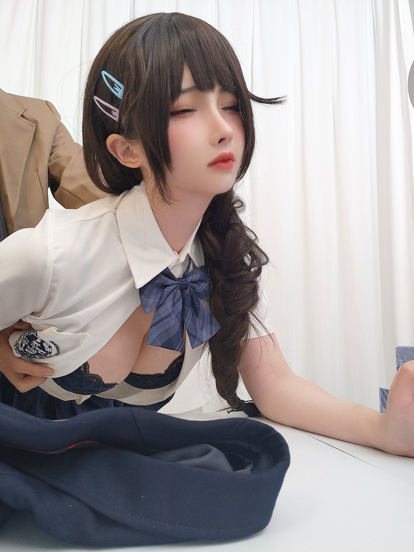 COS福利rioko凉凉子(肉扣热热子) – 牛头人剧情3 Cosplay-第70张