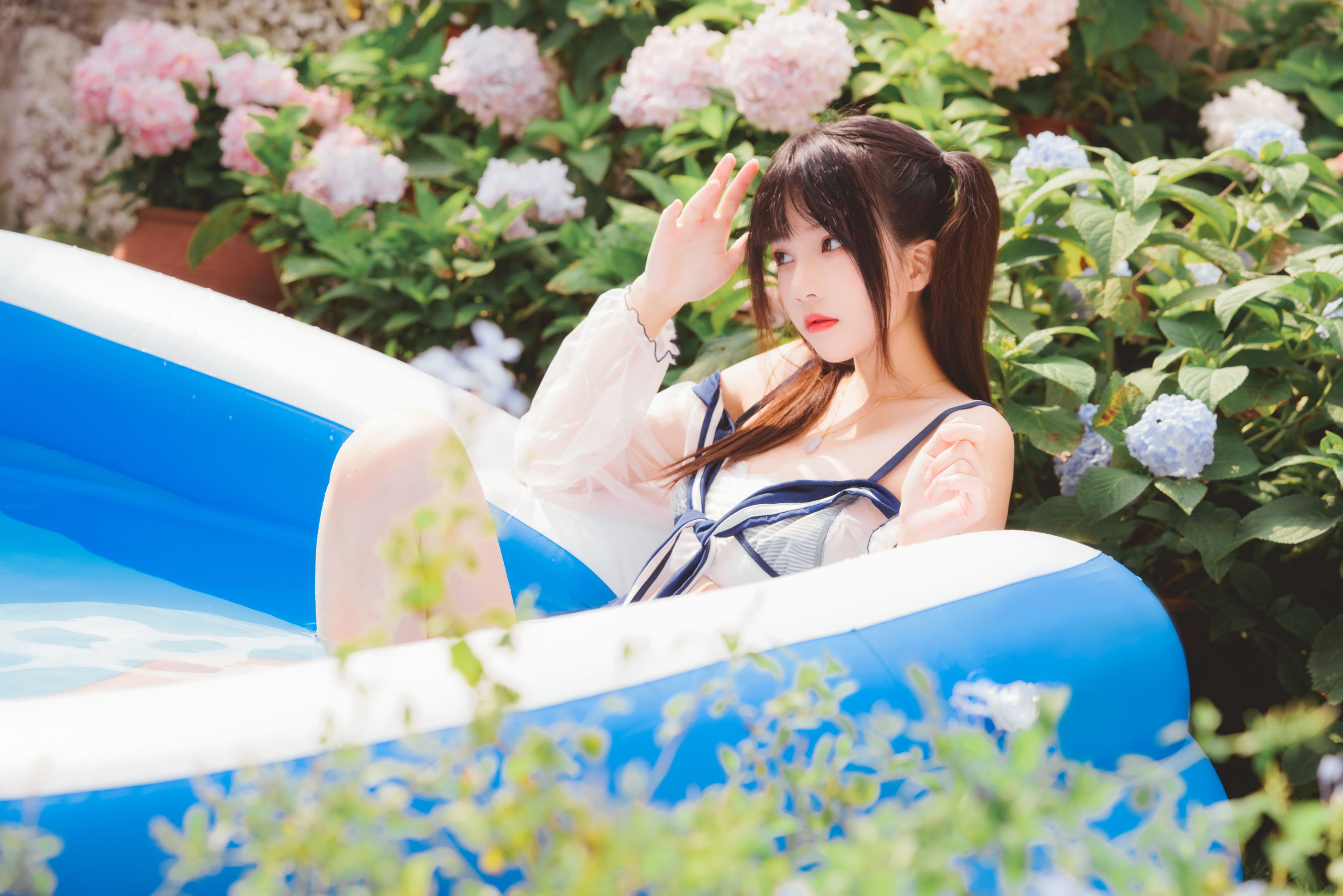 [Cosplay写真] 桜桃喵 – 无尽夏 Cosplay-第1张