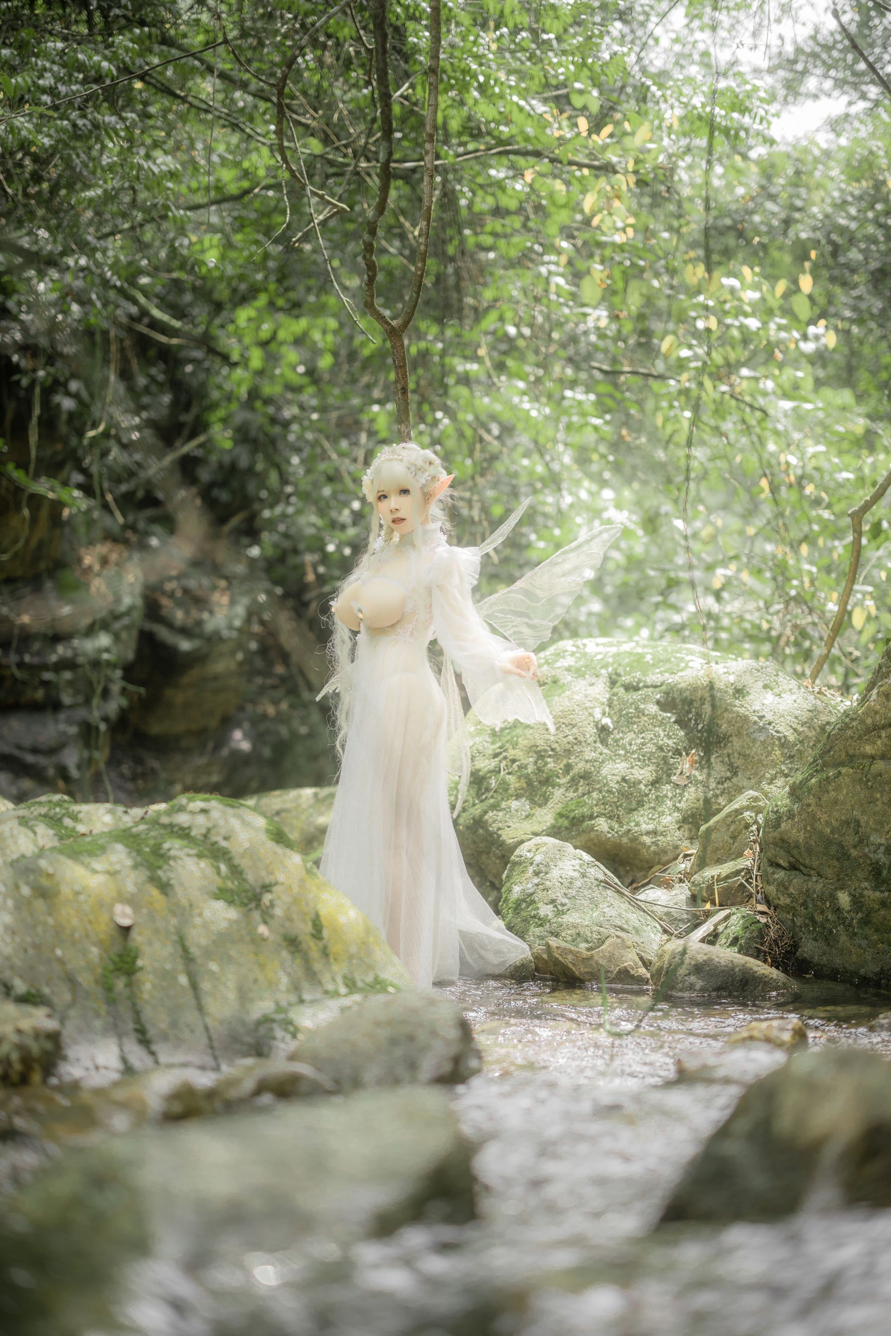 自闭颜球球(无颜小天使wy) – 林中精灵 Cosplay-第27张