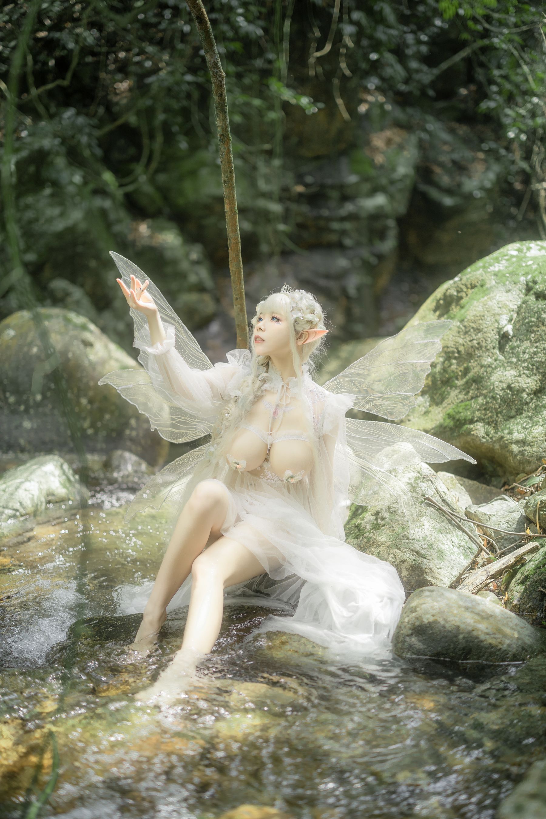 自闭颜球球(无颜小天使wy) – 林中精灵 Cosplay-第31张