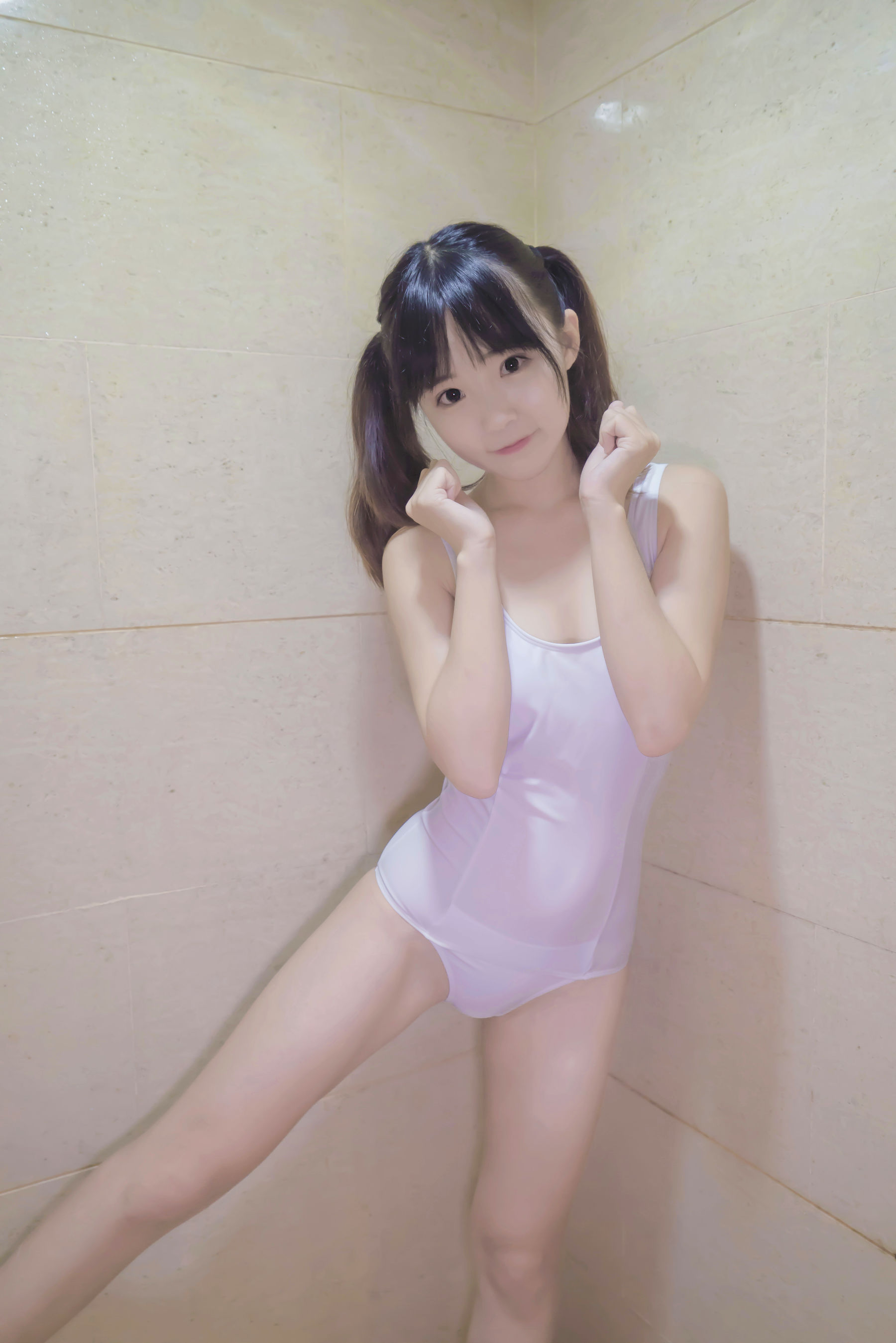 萝莉御子Yumiko 白色死库水 Cosplay-第1张
