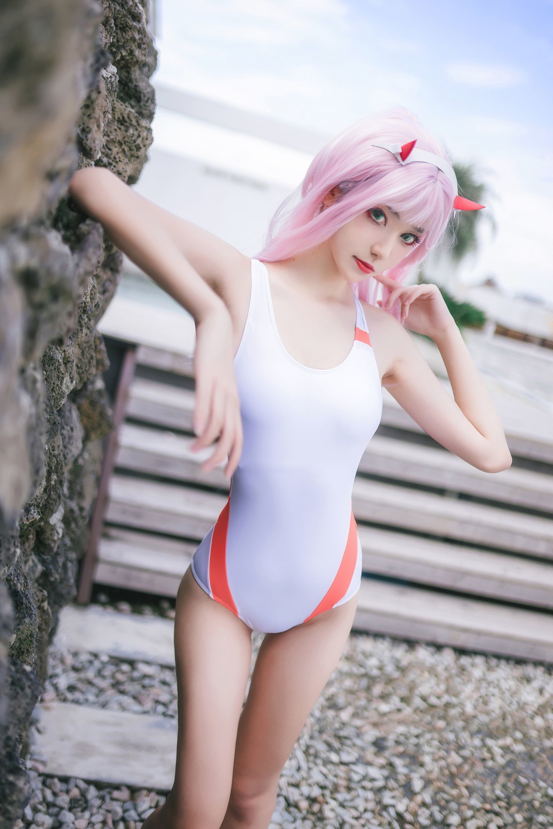 动漫博主南桃Momoko – 连体泳衣 Cosplay-第1张