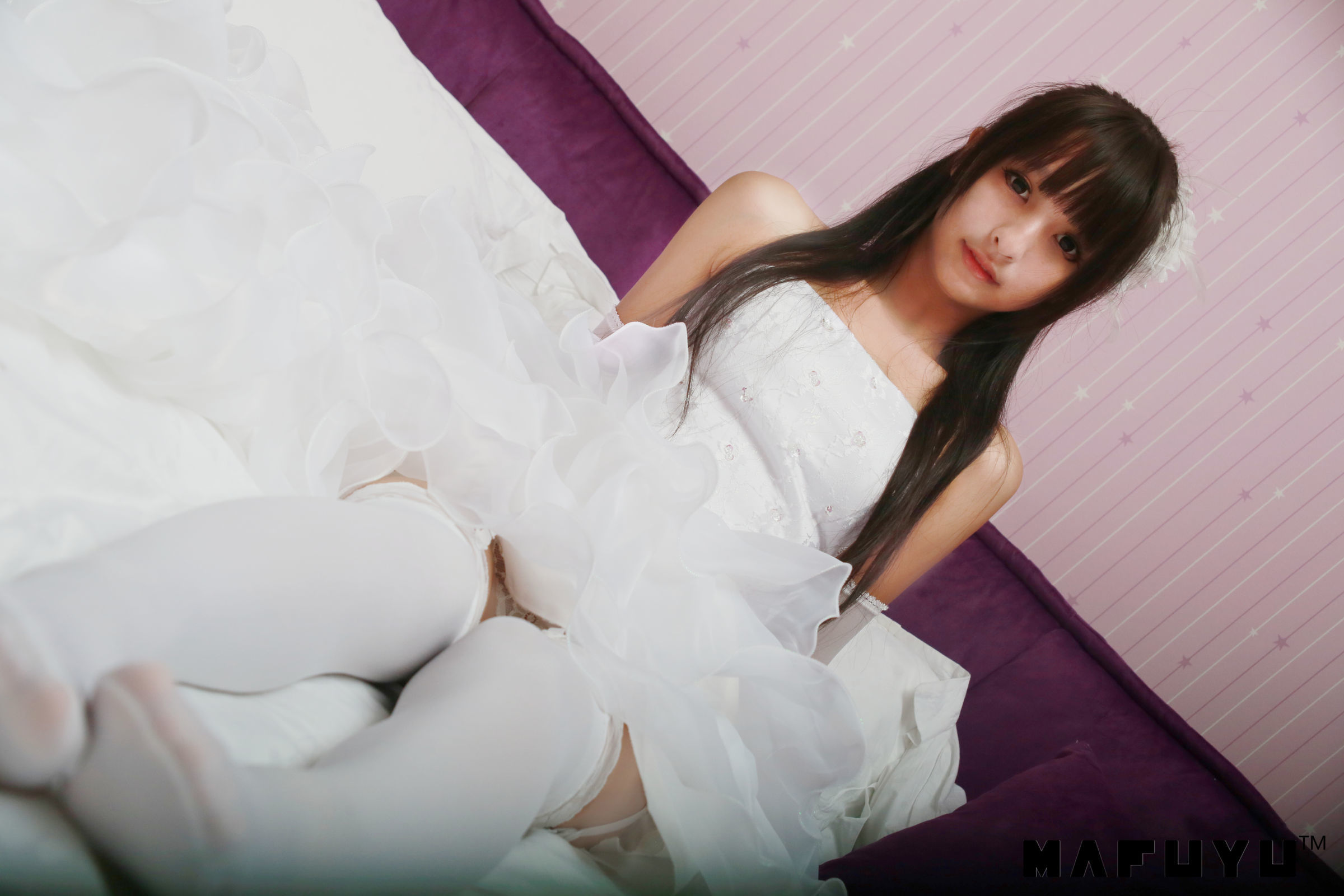 [萝莉COS] 神楽板真冬 婚纱系列套图 Cosplay-第23张