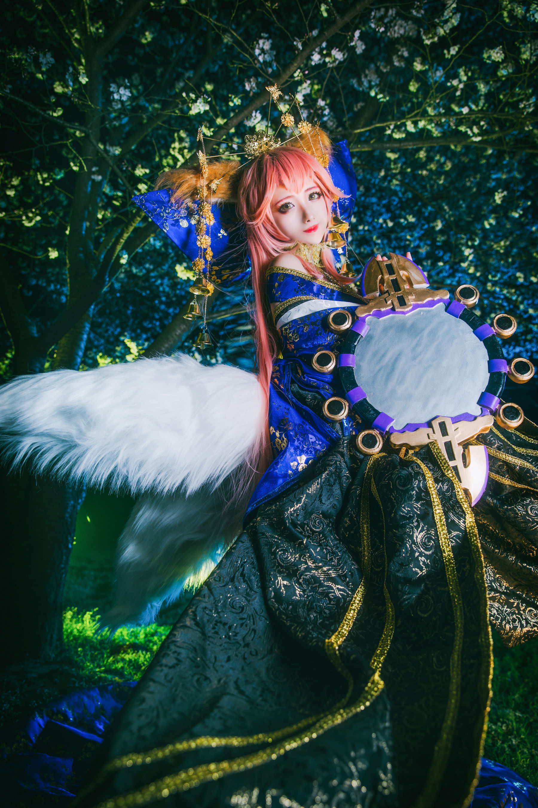 COS福利rioko凉凉子 玉藻前满破 Cosplay-第1张