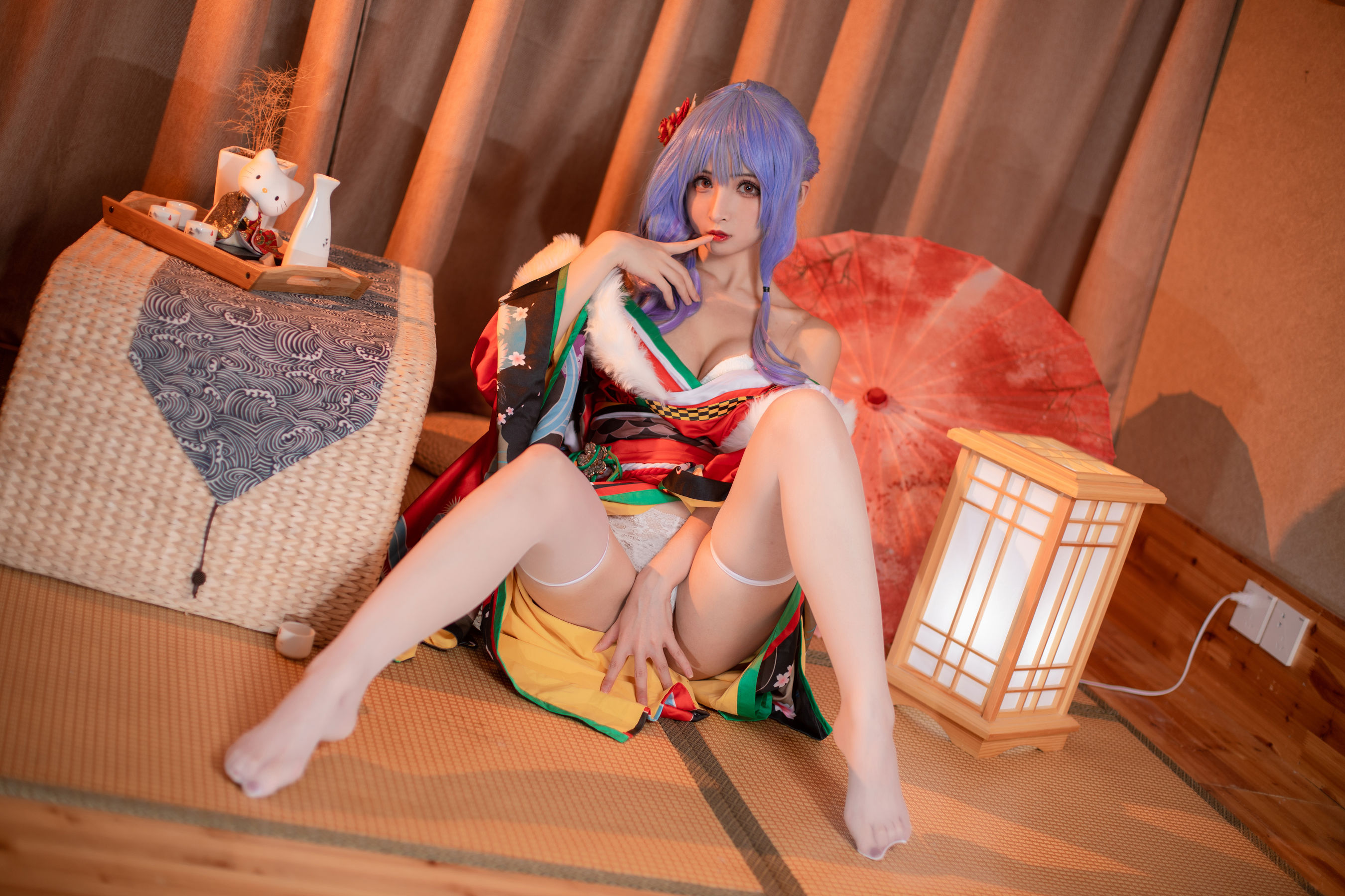 COS福利rioko凉凉子 圣路易斯雪下之饮 Cosplay-第4张
