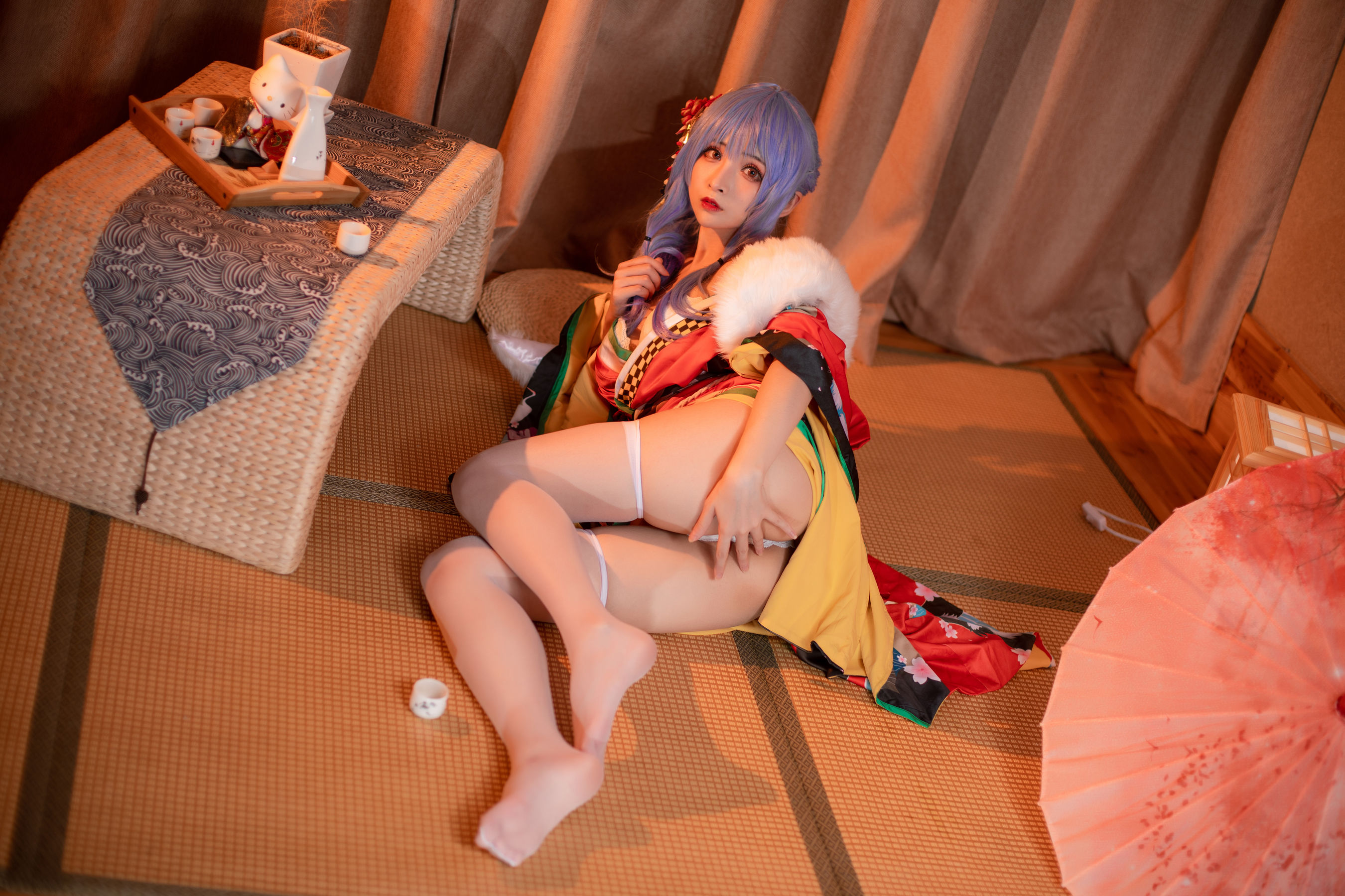 COS福利rioko凉凉子 圣路易斯雪下之饮 Cosplay-第17张