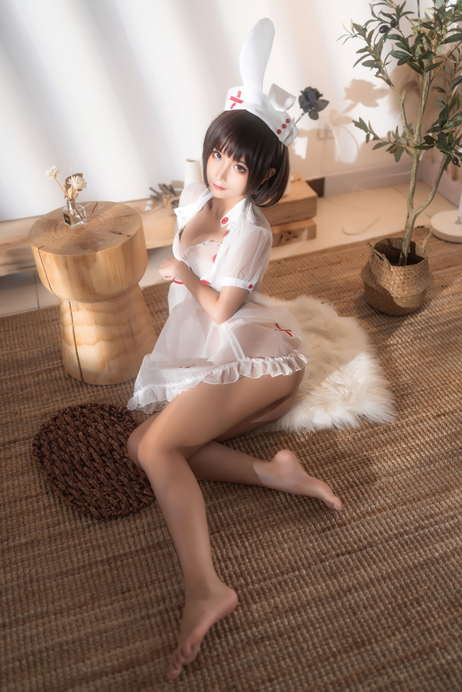 动漫博主蠢沫沫 – 透明护士 Cosplay-第27张
