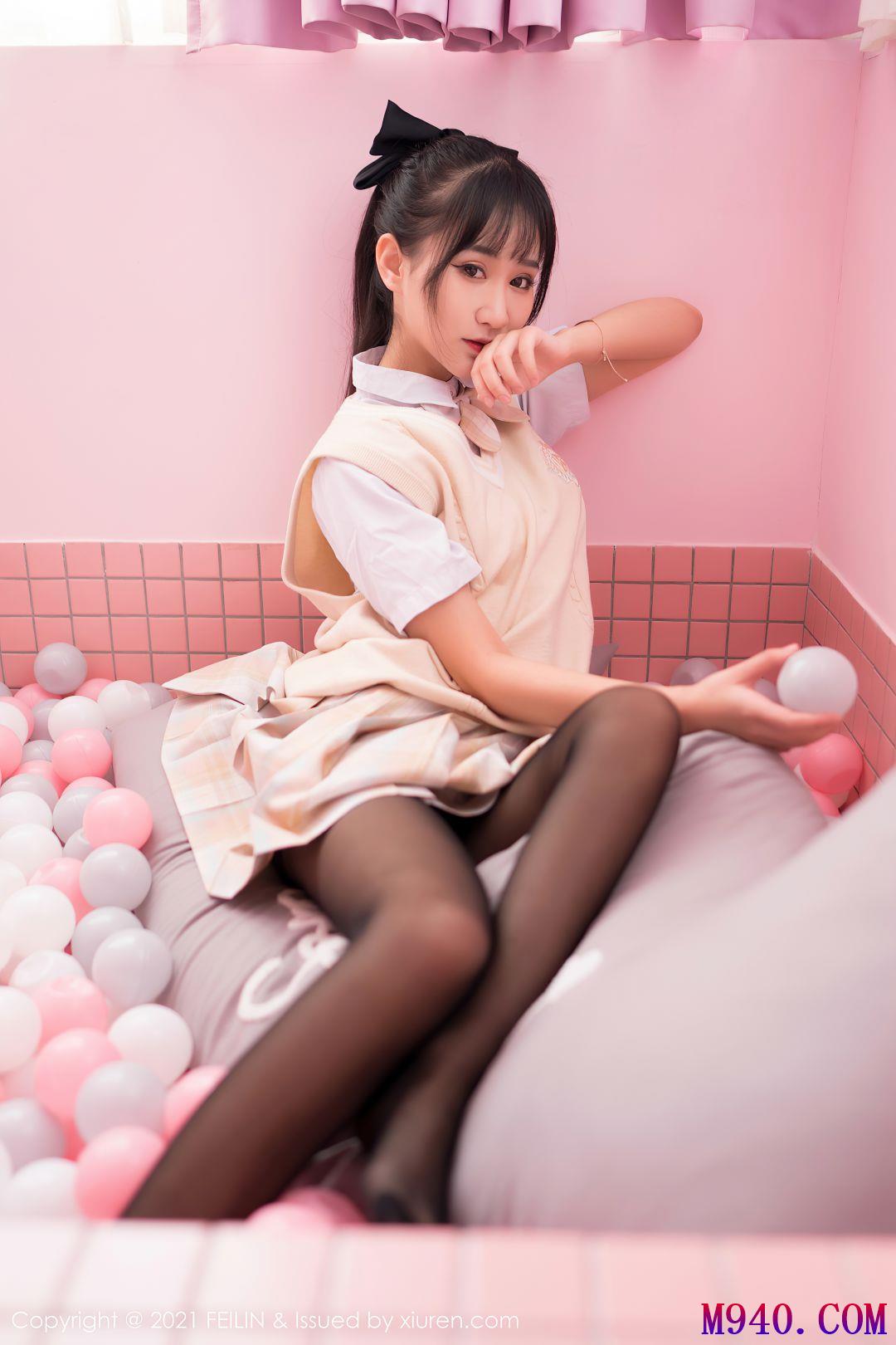 [Feilin嗲囡囡] 2021.10.28 VOL.417 小果冻儿 [70P-583MB]