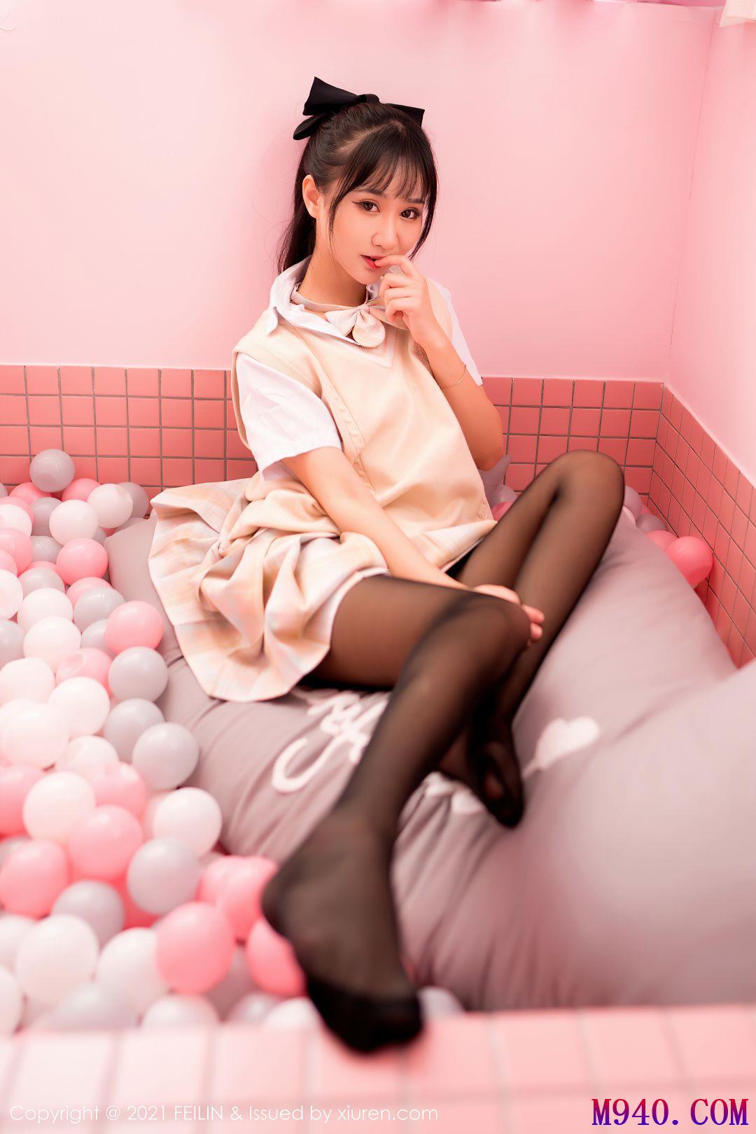 [Feilin嗲囡囡] 2021.10.28 VOL.417 小果冻儿 [70P-583MB]