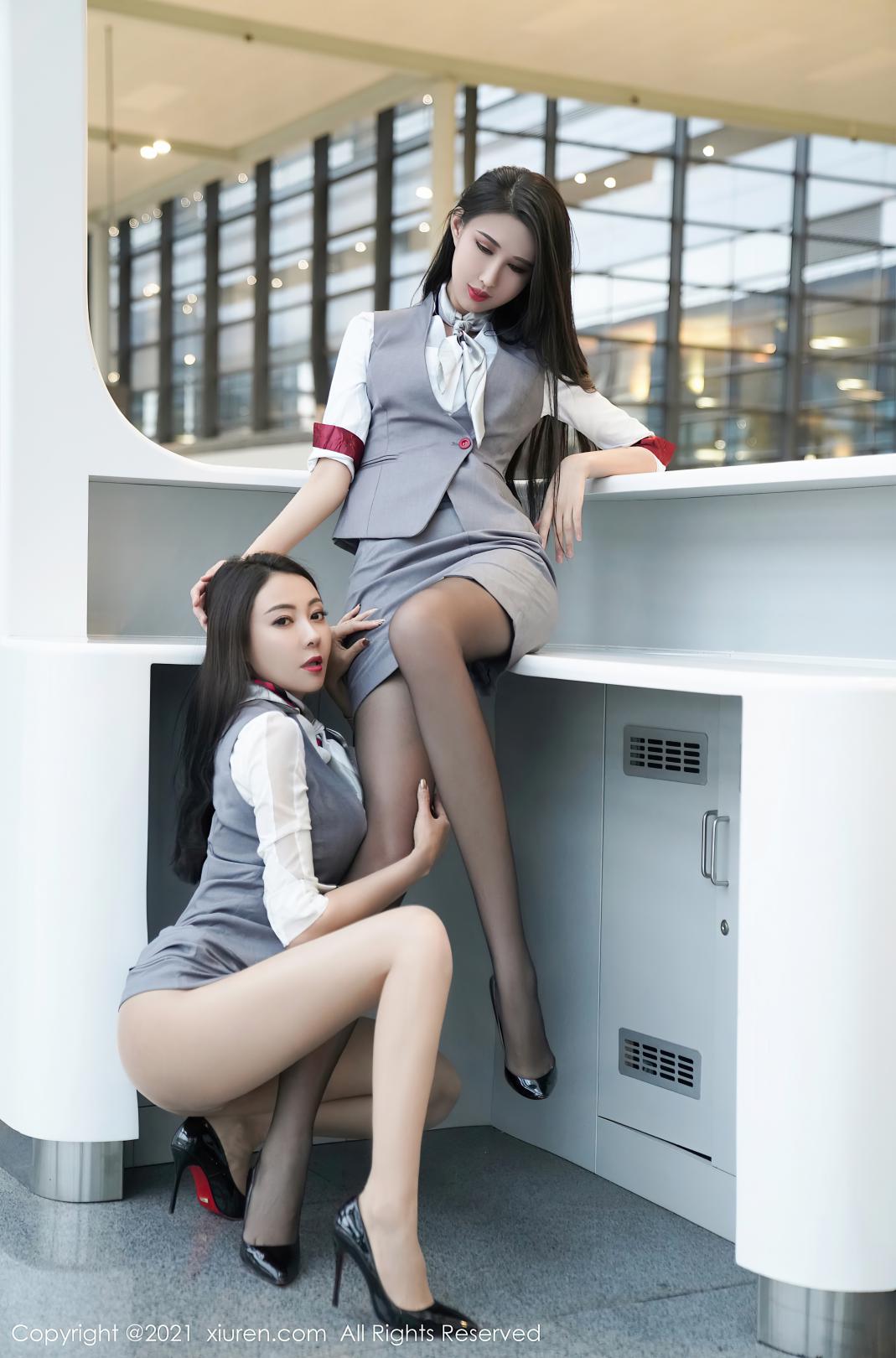 [XIUREN秀人网] 2021.03.08 NO.3173 模特合集 果儿Victoria 葛征 净高184c m [48P]
