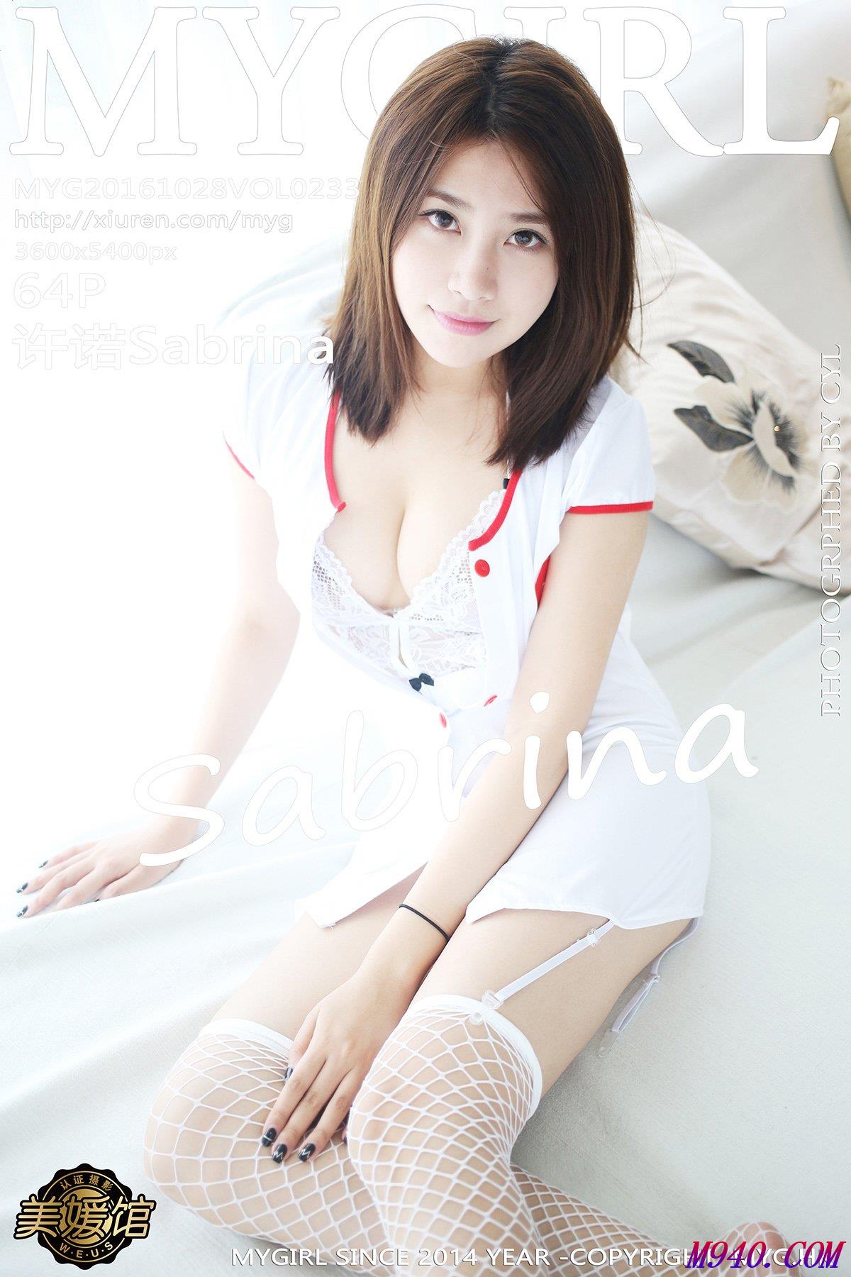 M940.COM-[MyGirl美媛馆] 2016.10.28 VOL.233 许诺Sabrina [64P-166MB]