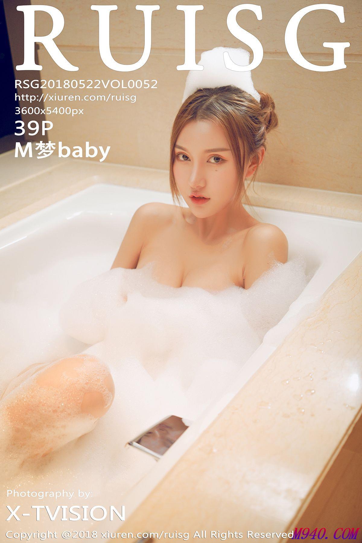 M940.COM-[RUISG瑞丝馆] 2018.05.22 VOL.052 M梦baby [39P-116MB]
