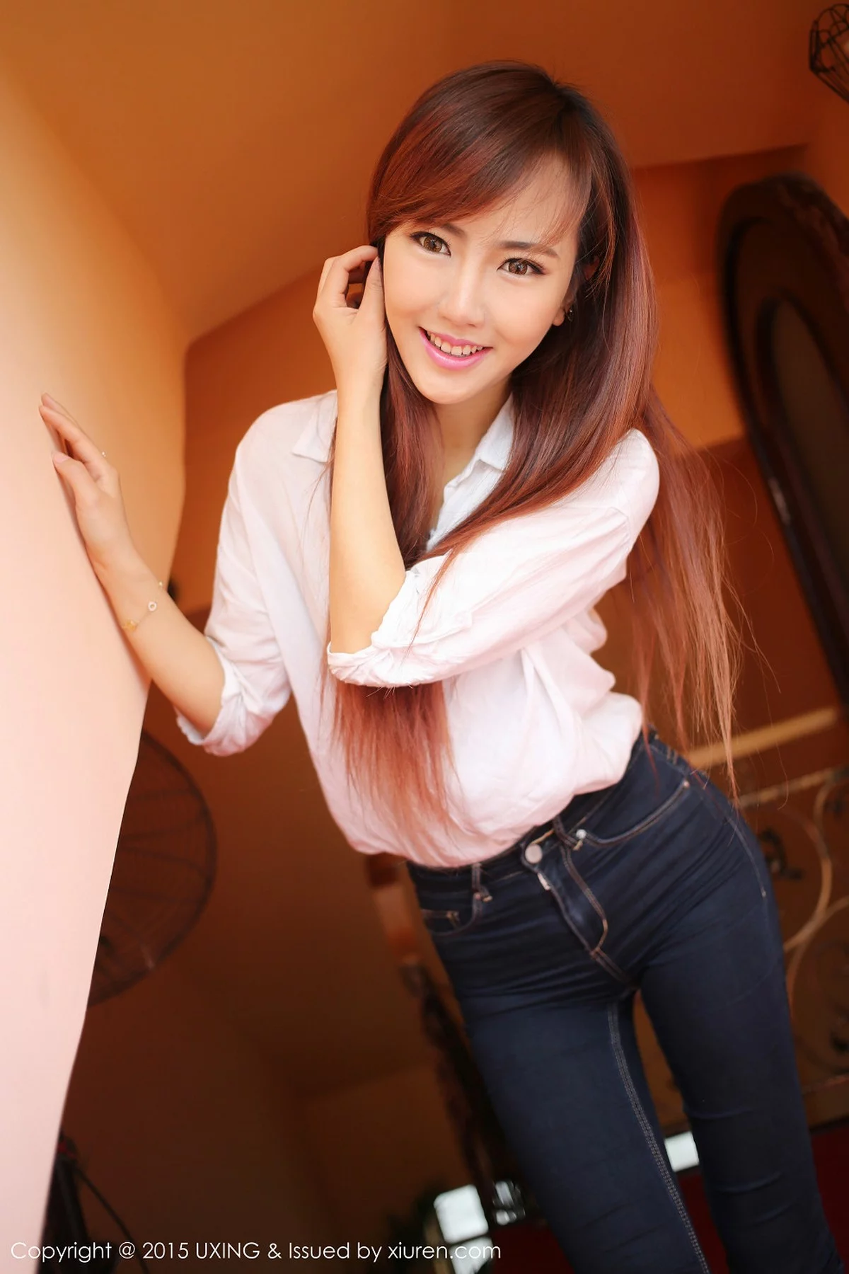 M940-[UXING优星馆]Vol.001_嫩模赵婉妮Wanni紧身牛仔裤完美身材性感翘臀写真67P 优星馆-第14张