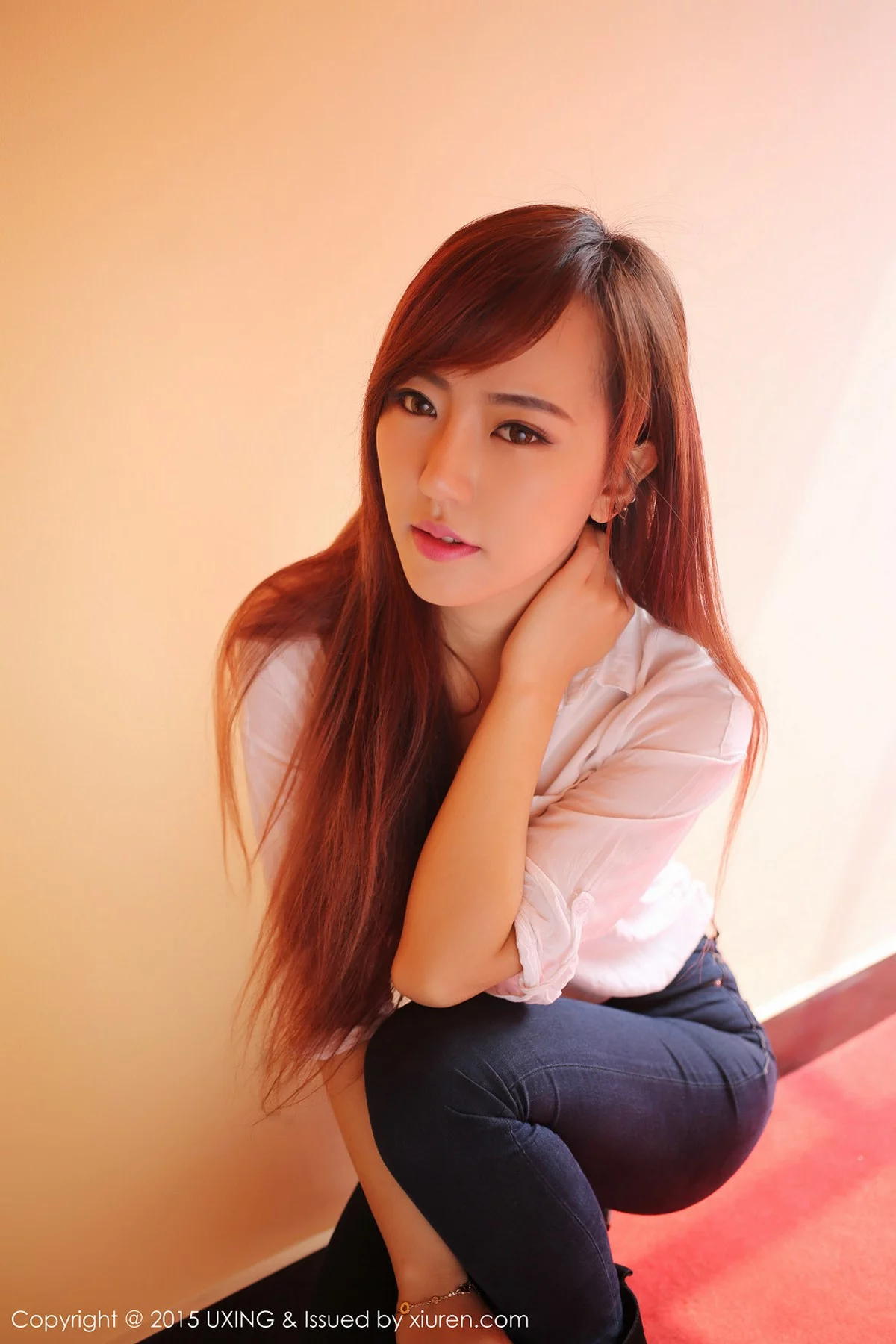M940-[UXING优星馆]Vol.001_嫩模赵婉妮Wanni紧身牛仔裤完美身材性感翘臀写真67P 优星馆-第10张