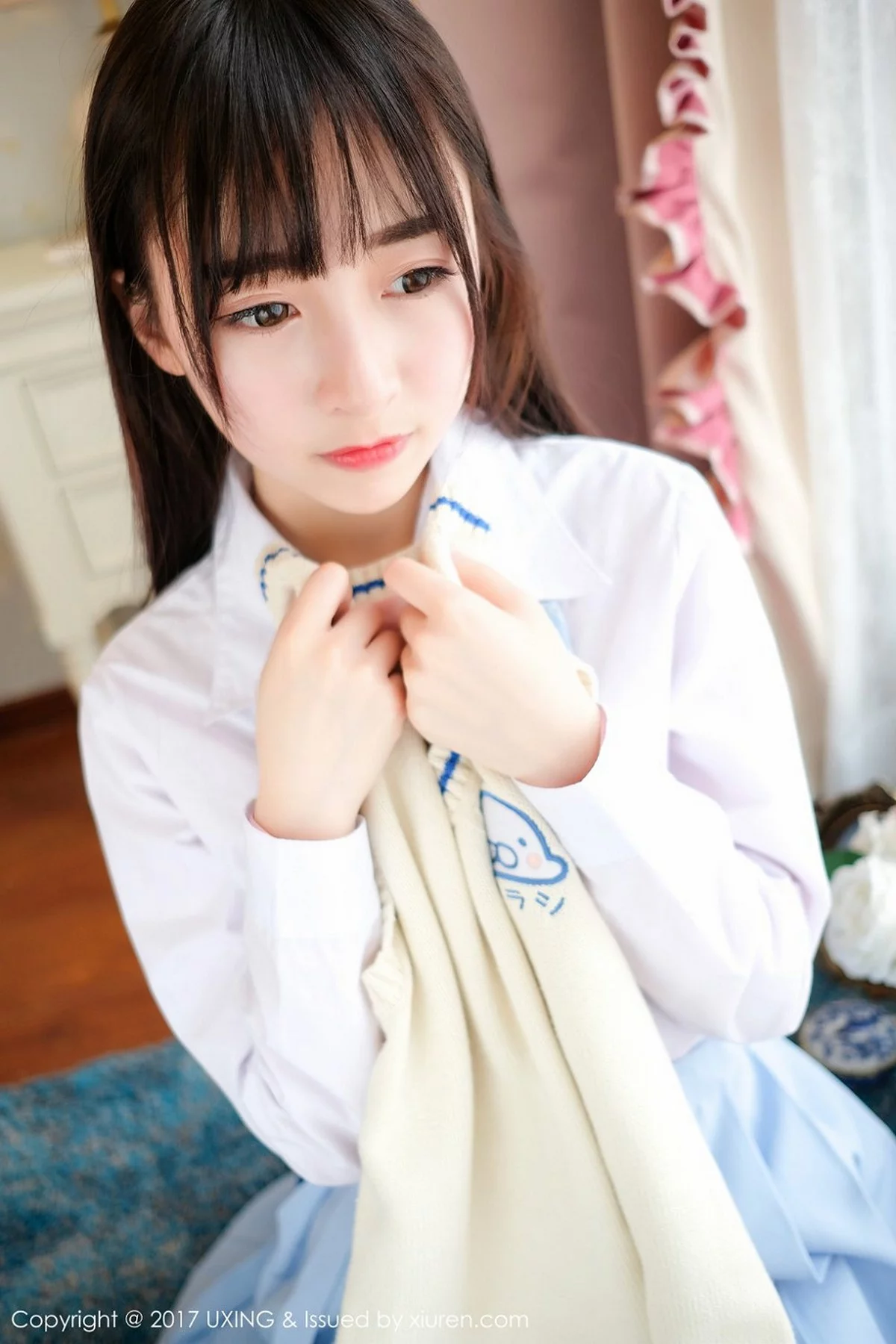 M940-[UXING优星馆]Vol.041_萝莉妹子丸子mayuki清纯学生装秀完美身材清爽迷人写真43P 优星馆-第18张