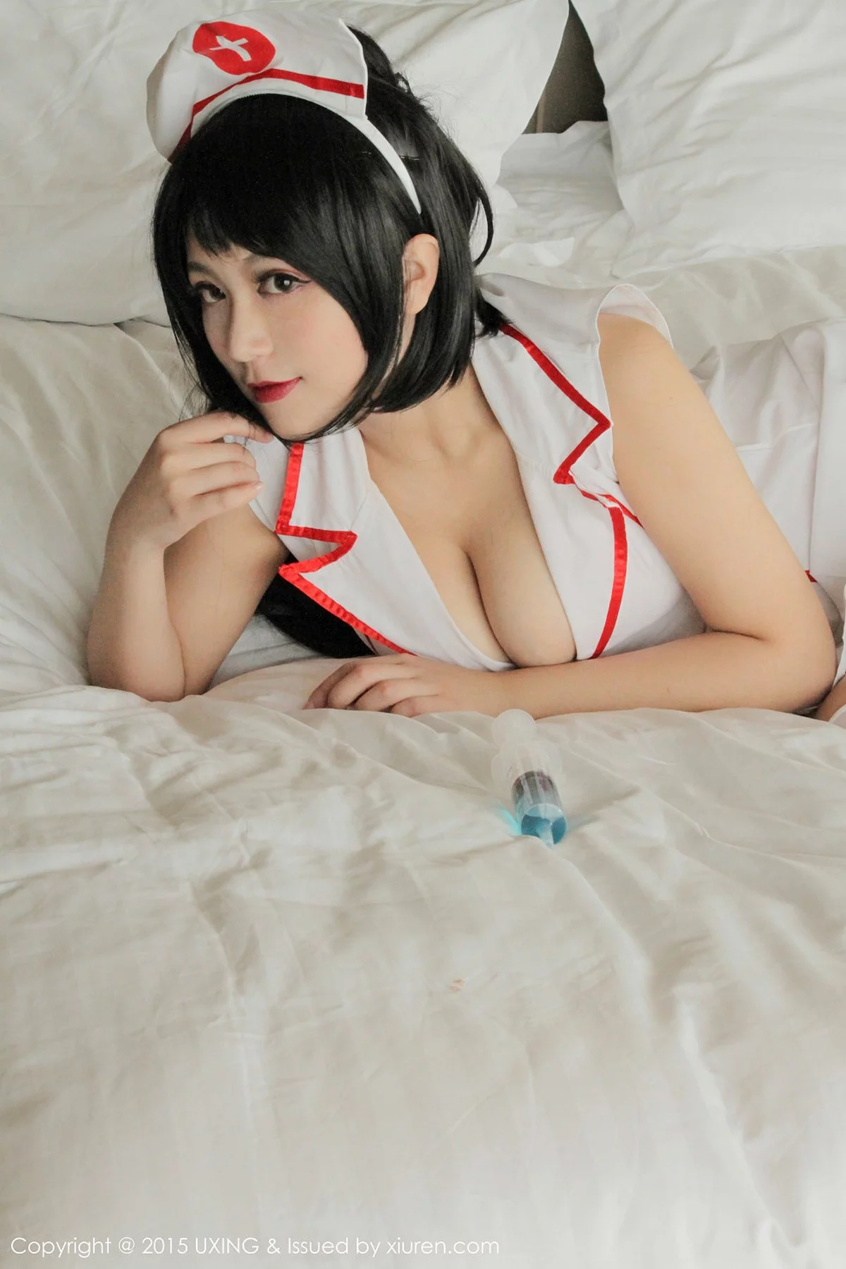M940-[UXING优星馆]Vol.016_嫩模莲漪lenne丰满迷人的打针护士诱惑撩人写真51P 优星馆-第33张