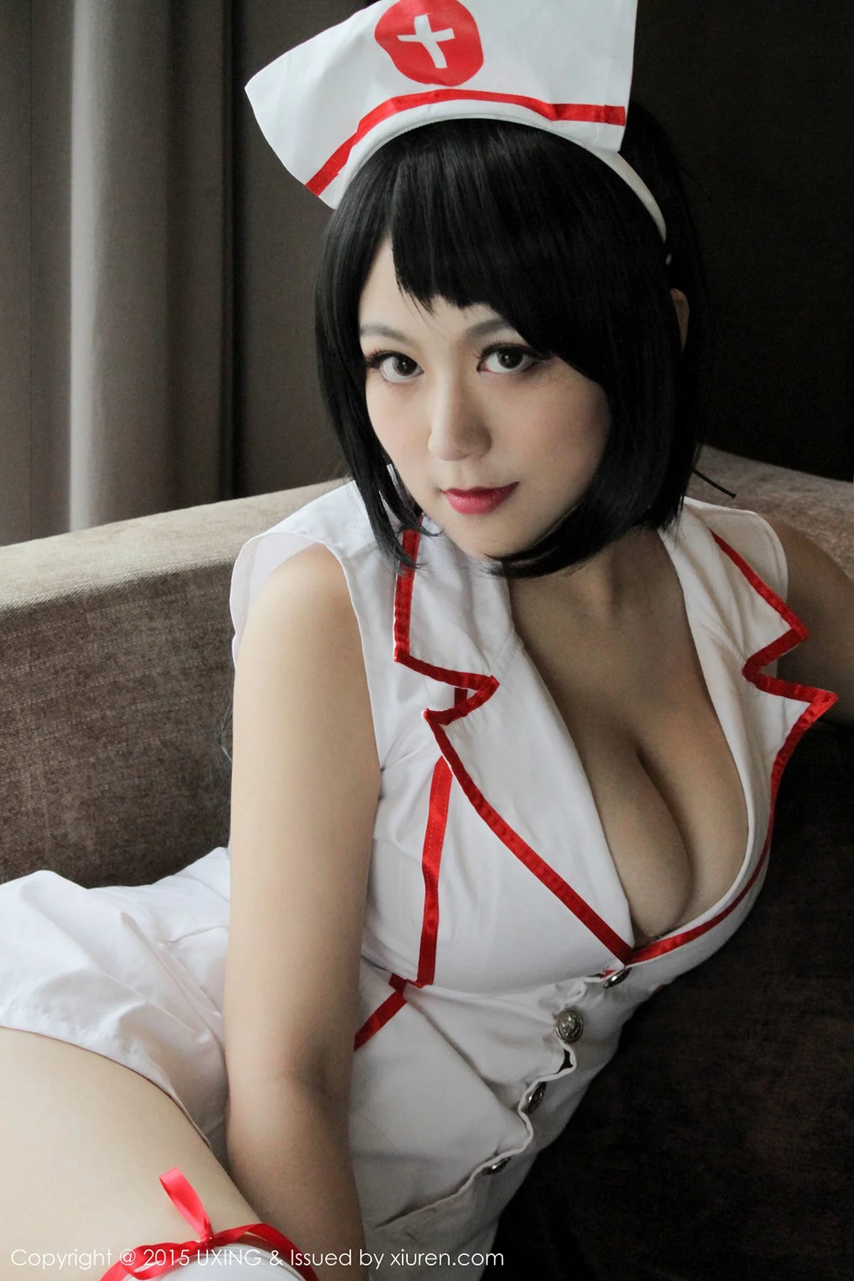 M940-[UXING优星馆]Vol.016_嫩模莲漪lenne丰满迷人的打针护士诱惑撩人写真51P 优星馆-第20张