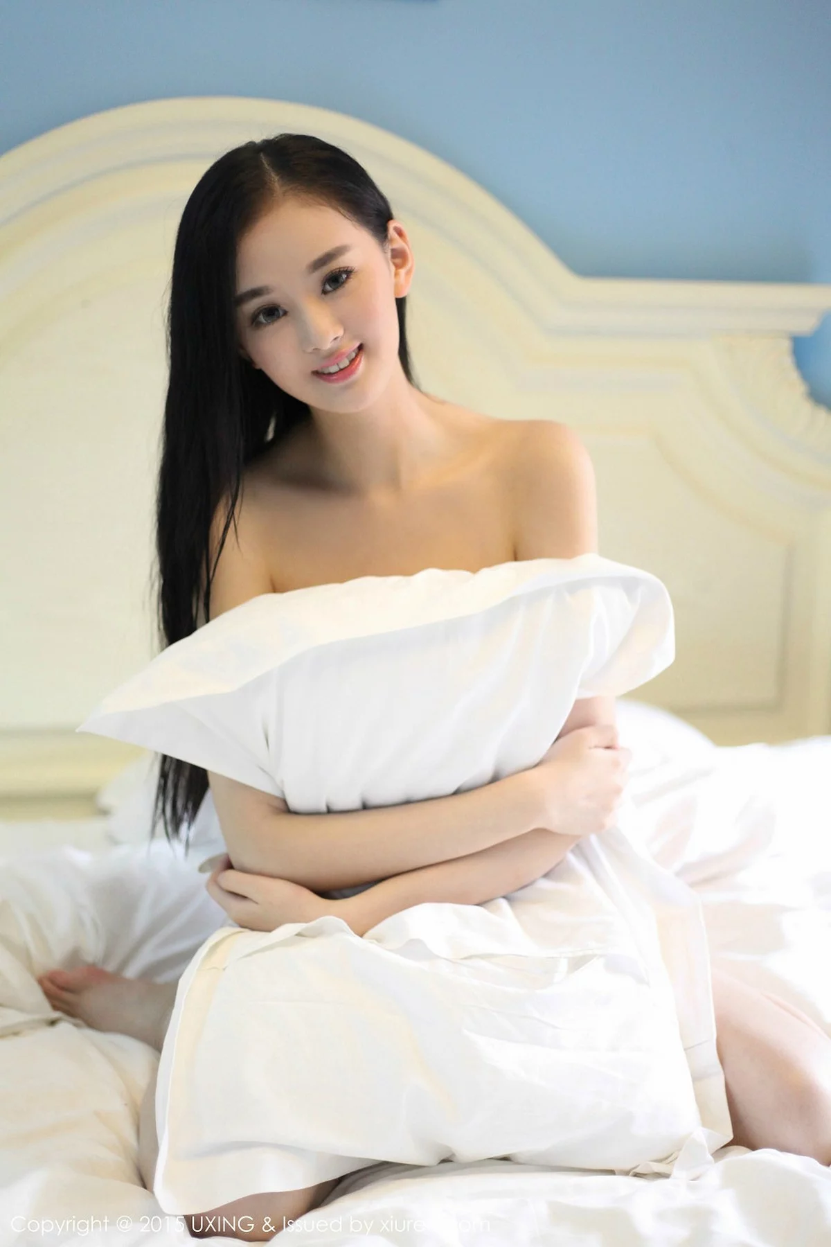 M940-[UXING优星馆]Vol.029_小脸妹子温馨baby浴室里白色浴巾裹身性感迷人写真49P 优星馆-第34张